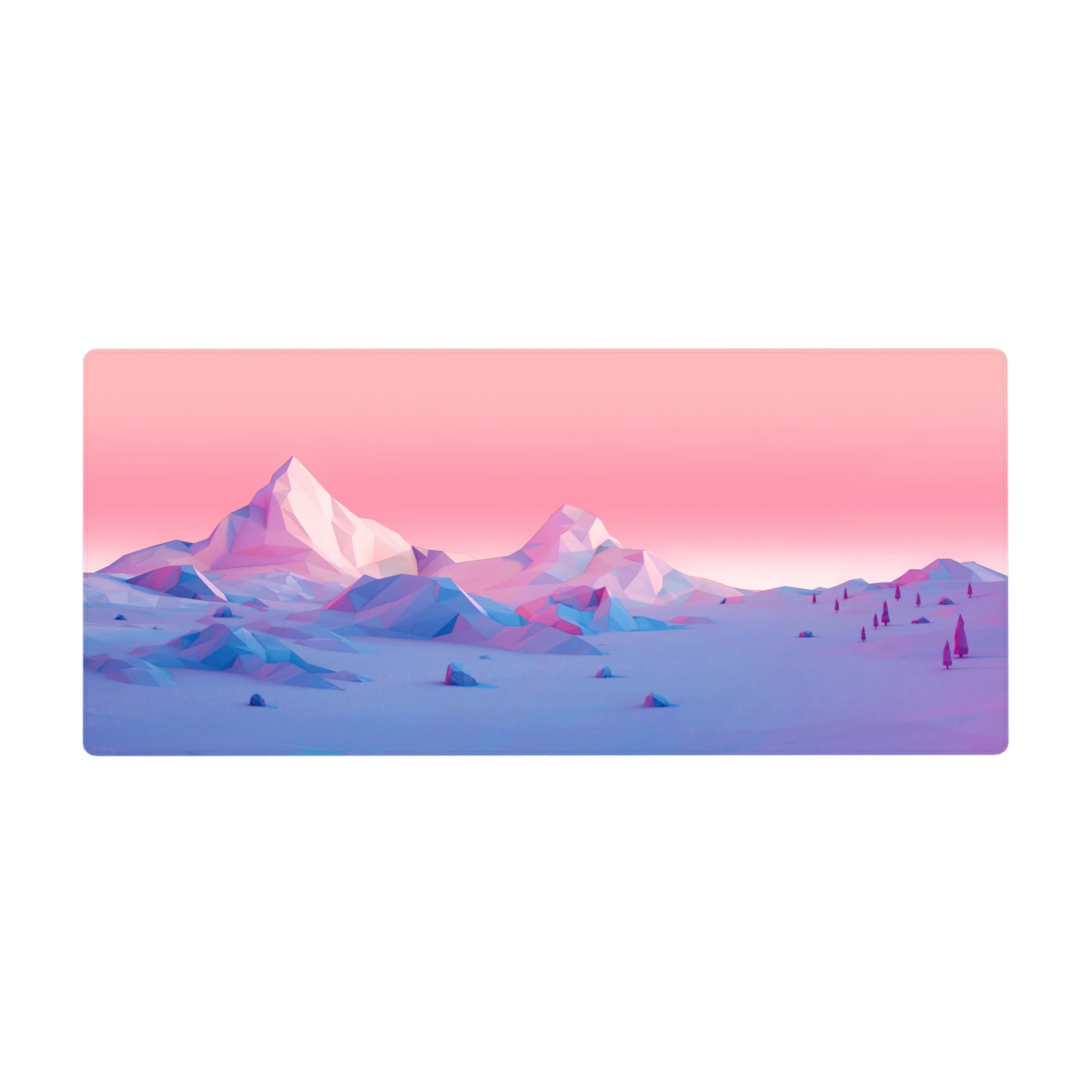 Landscape Deskmat | Mousepad | Deskpad - Prismatic Peaks - AniChan