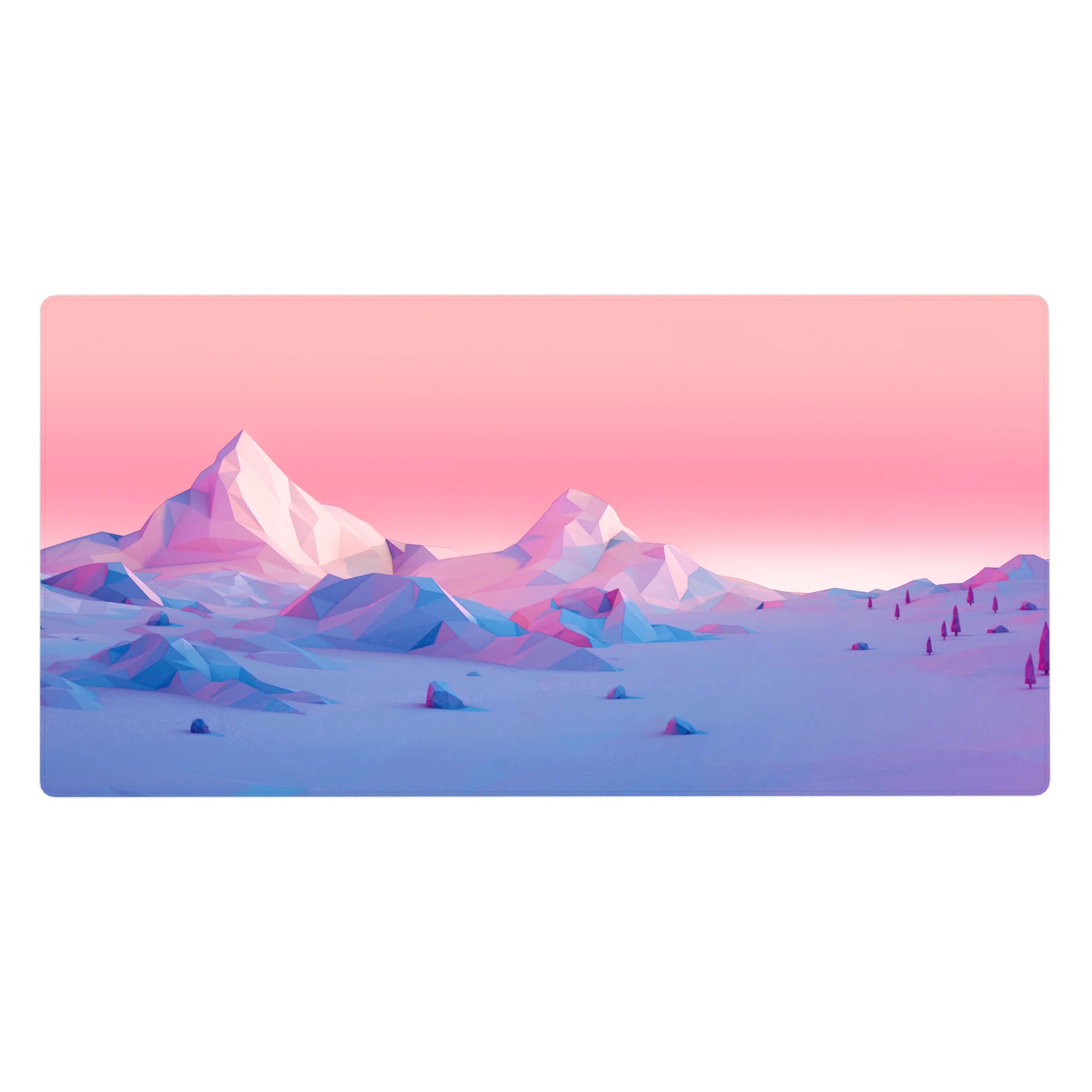 Landscape Deskmat | Mousepad | Deskpad - Prismatic Peaks - AniChan