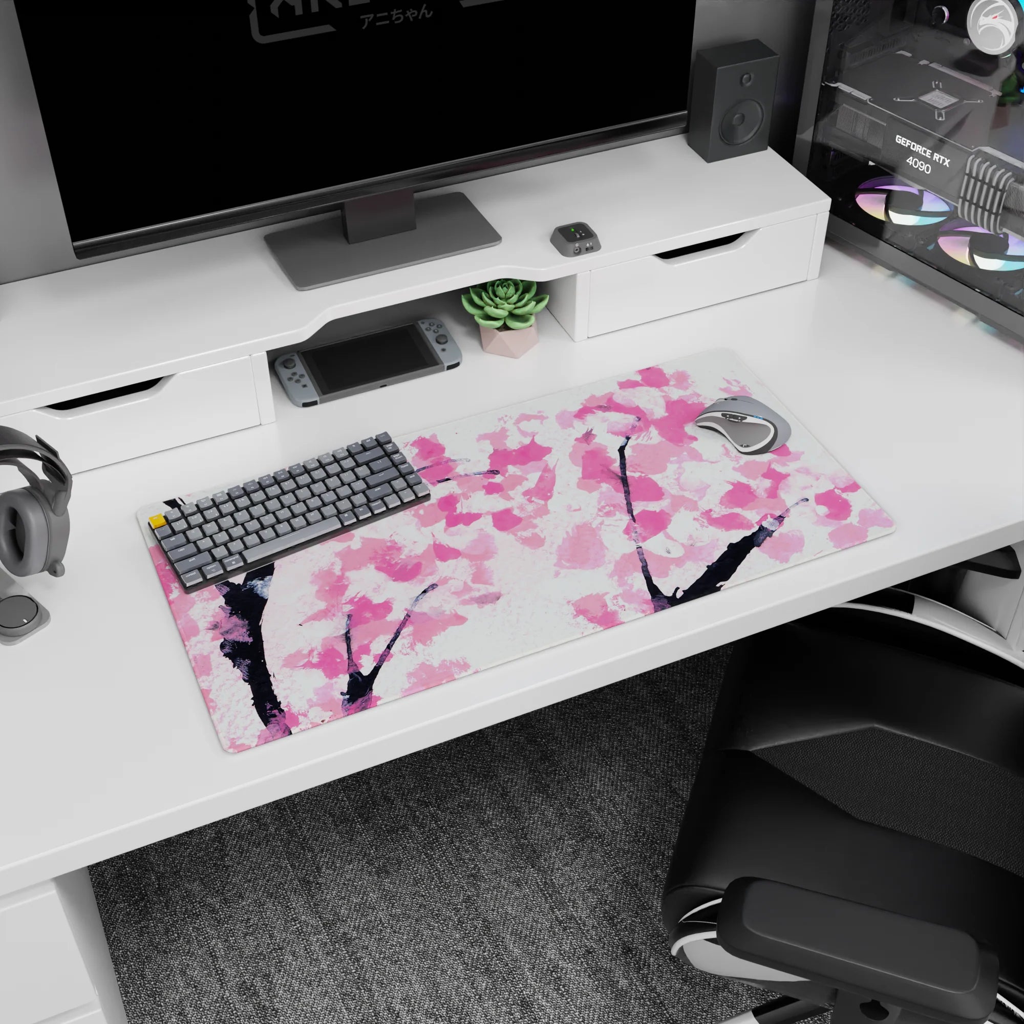 Zen-Japan Deskmat | Mousepad | Deskpad - Blossom Dream - AniChan