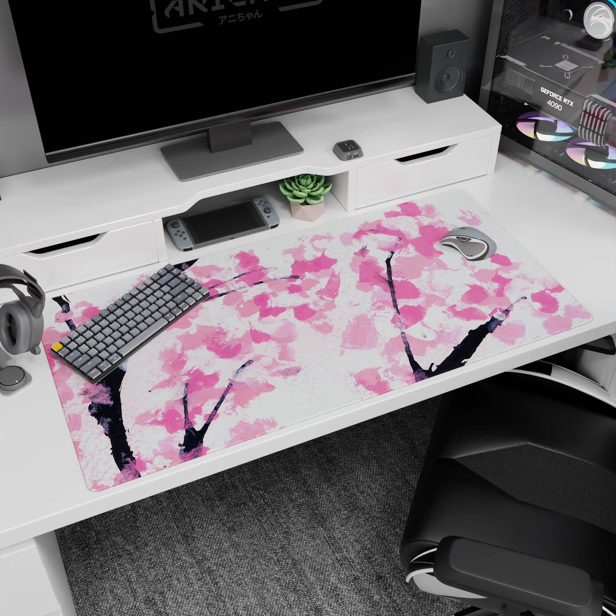 Zen-Japan Deskmat | Mousepad | Deskpad - Blossom Dream - AniChan