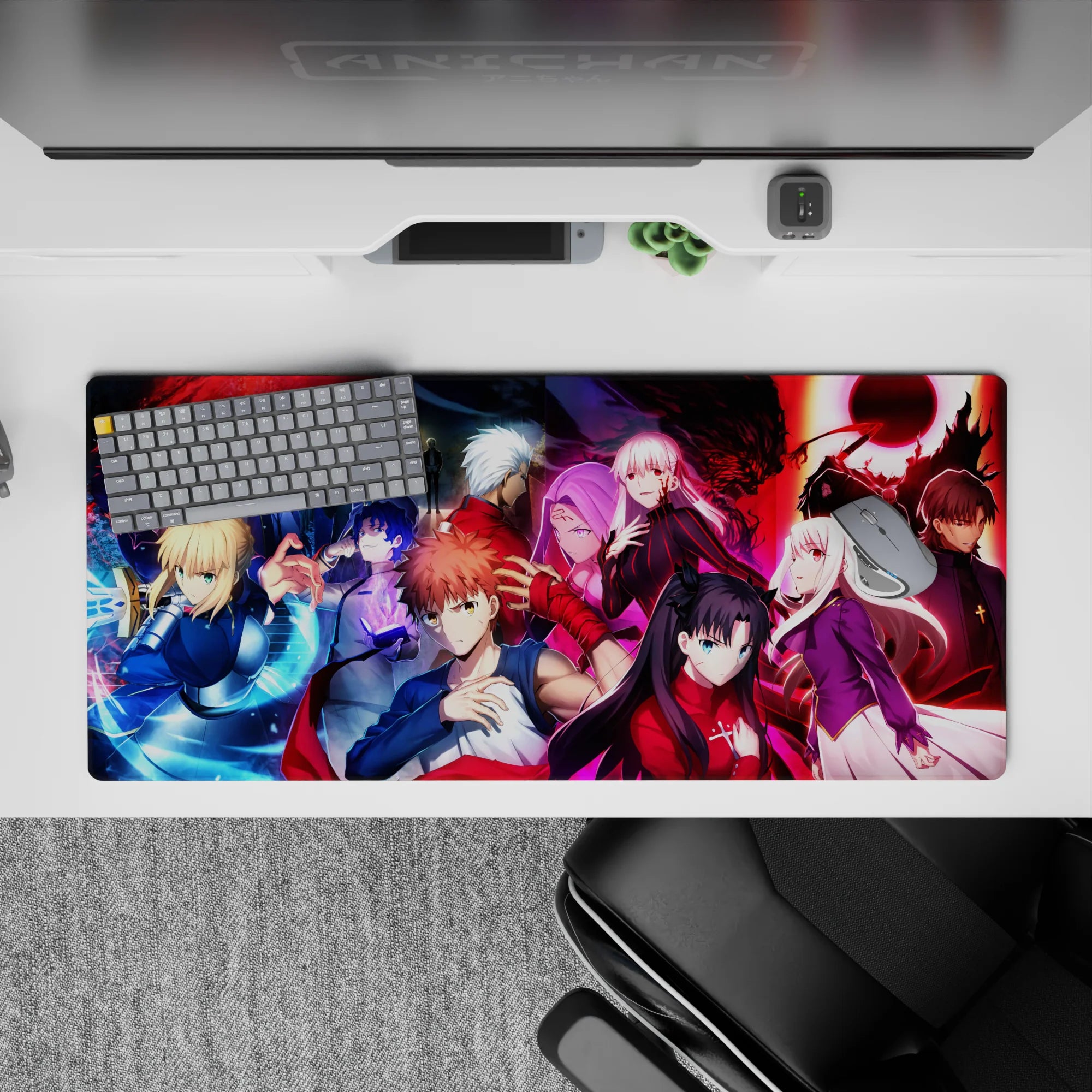 Fate Grand Order Deskmat | Mousepad | Deskpad - Holy Grail War Clash - AniChan