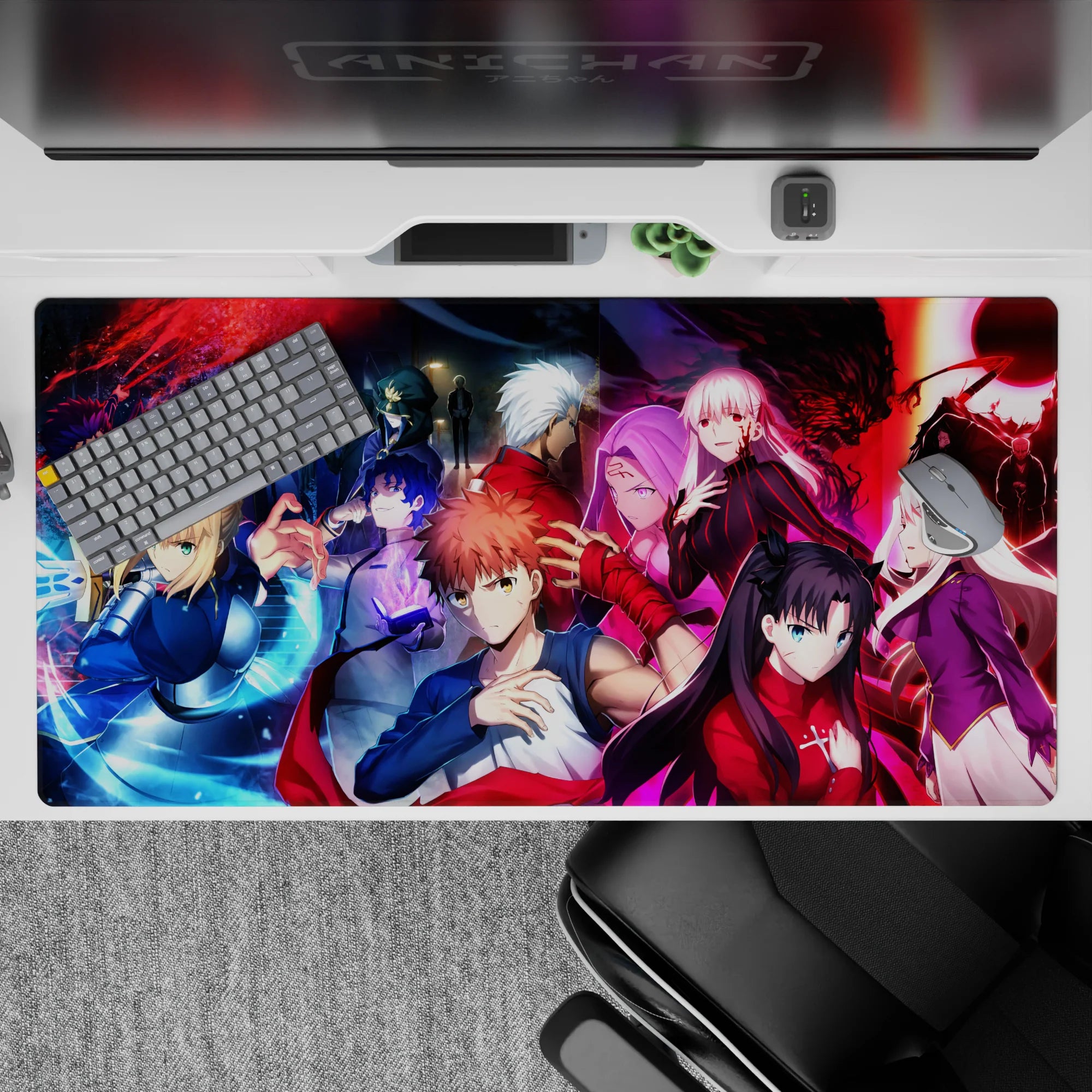 Fate Grand Order Deskmat | Mousepad | Deskpad - Holy Grail War Clash - AniChan