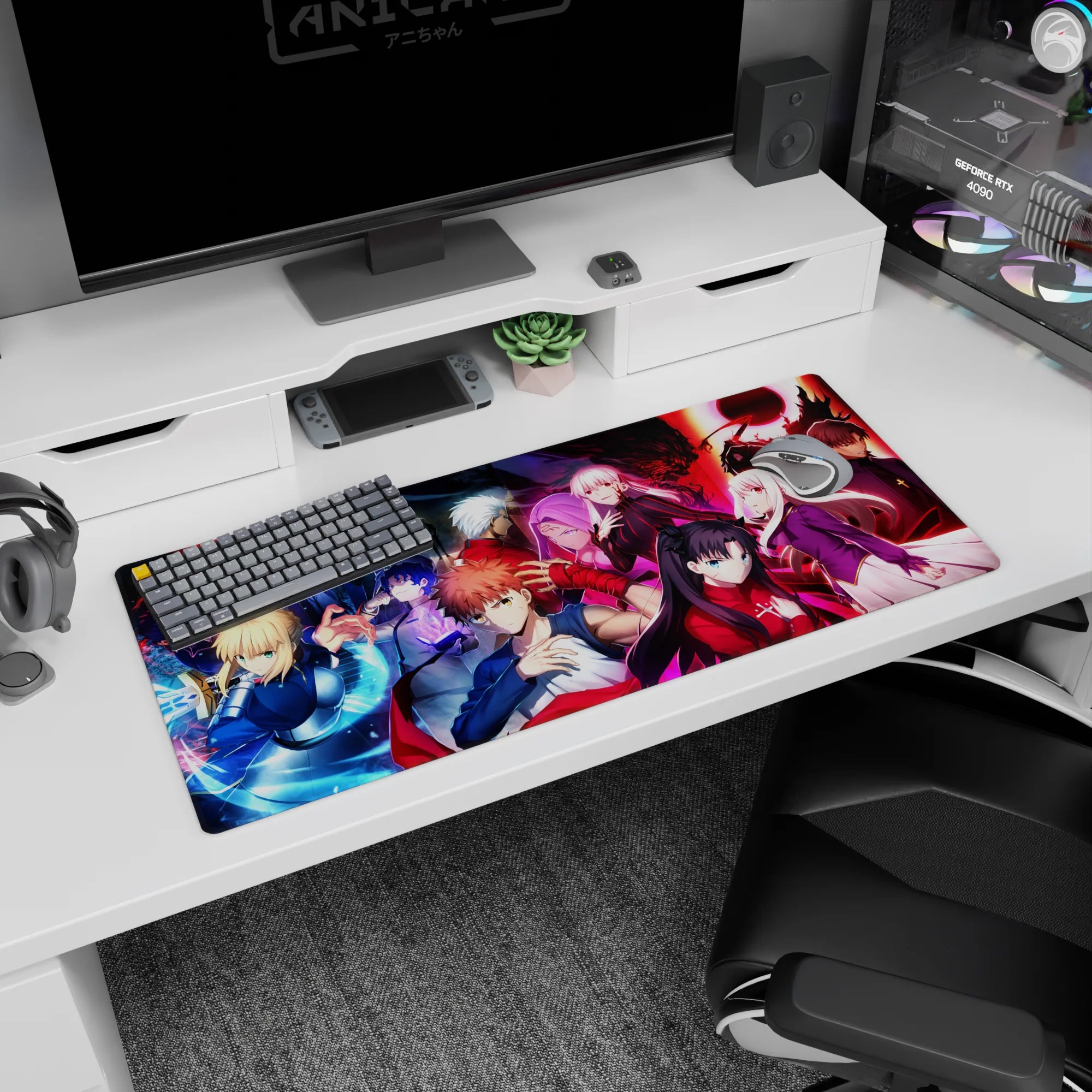 Fate Grand Order Deskmat | Mousepad | Deskpad - Holy Grail War Clash - AniChan