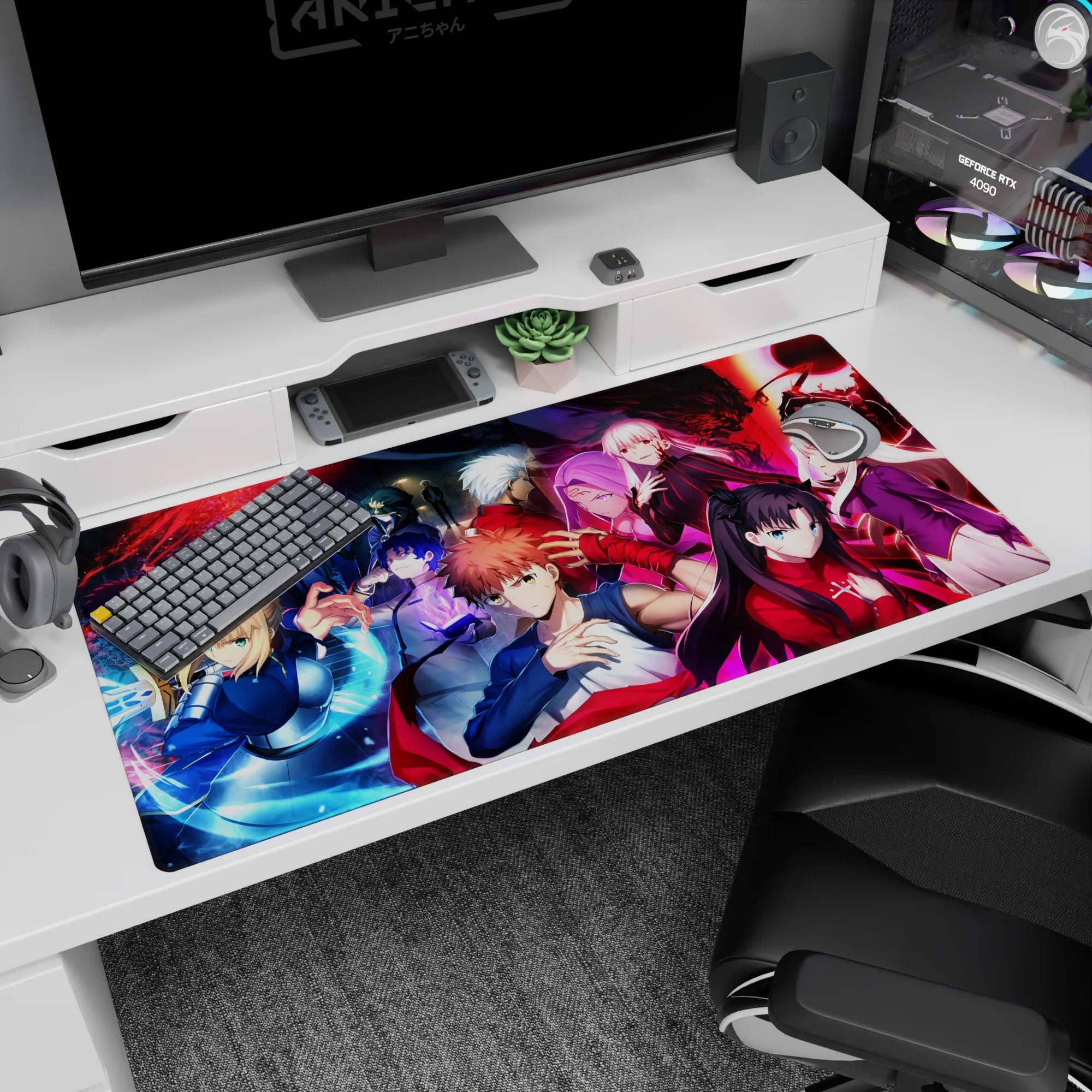 Fate Grand Order Deskmat | Mousepad | Deskpad - Holy Grail War Clash - AniChan