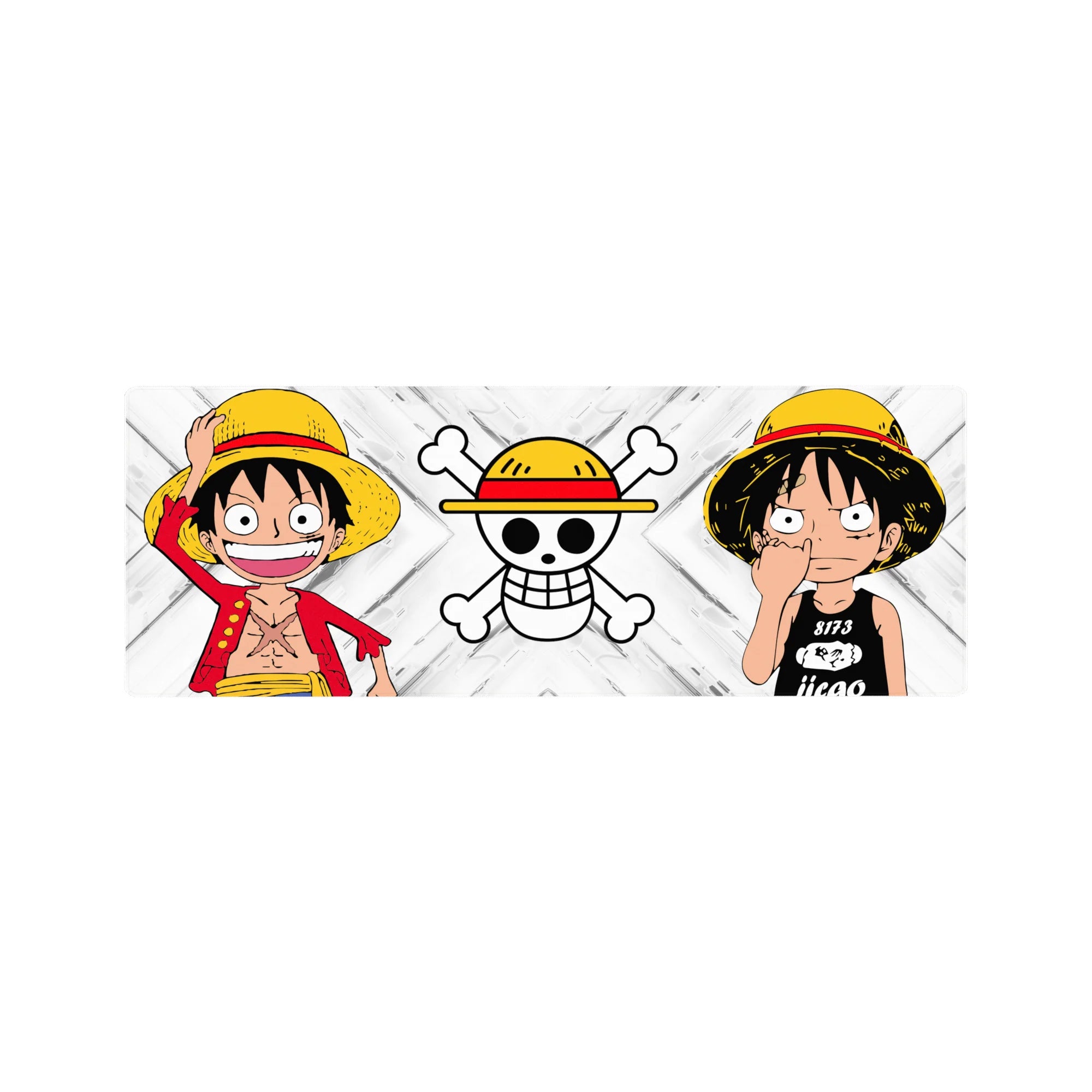 One Piece Deskmat | Mousepad | Deskpad - Straw Hat Duo Icon - AniChan