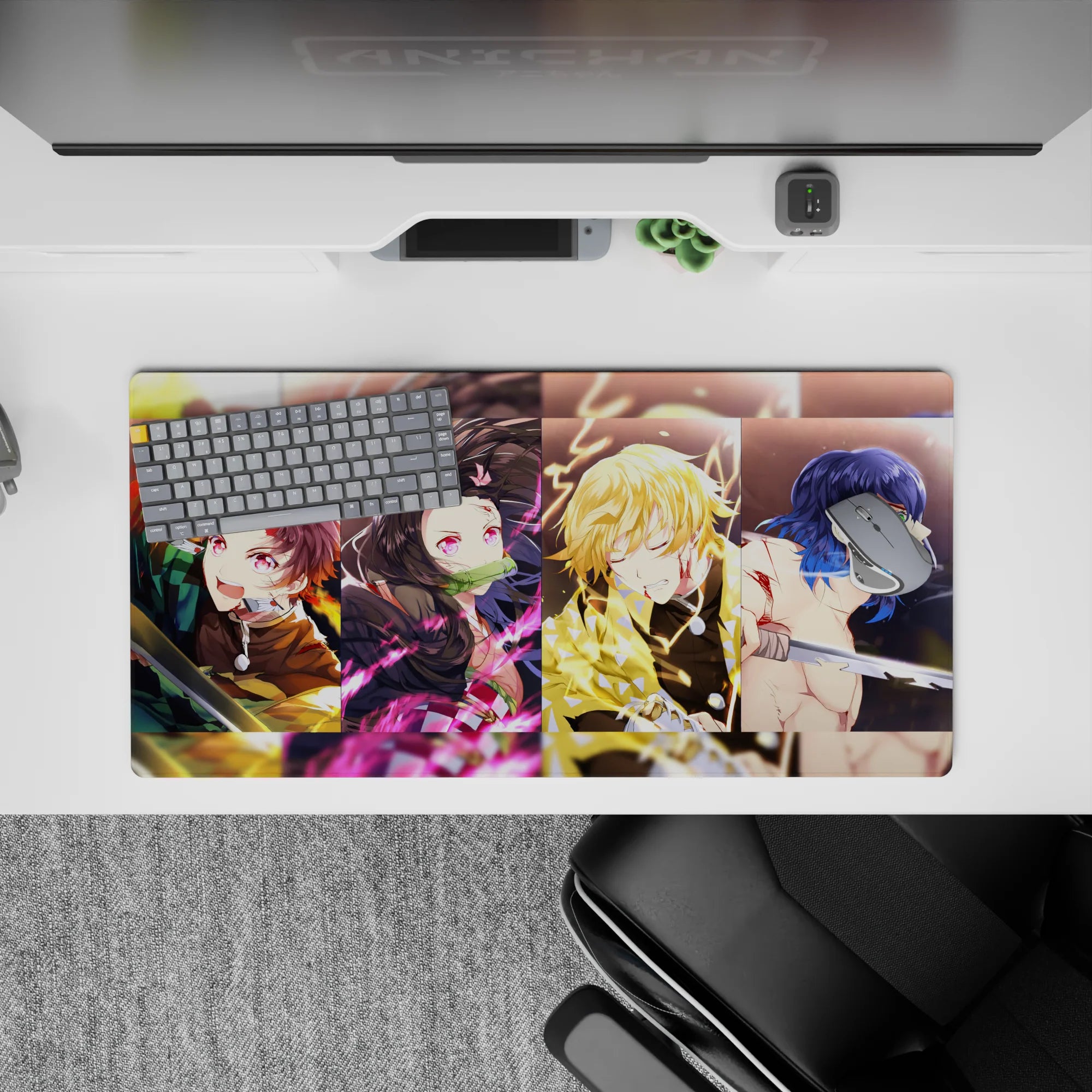 Demon Slayer Deskmat | Mousepad | Deskpad - Heroes in Battle - AniChan