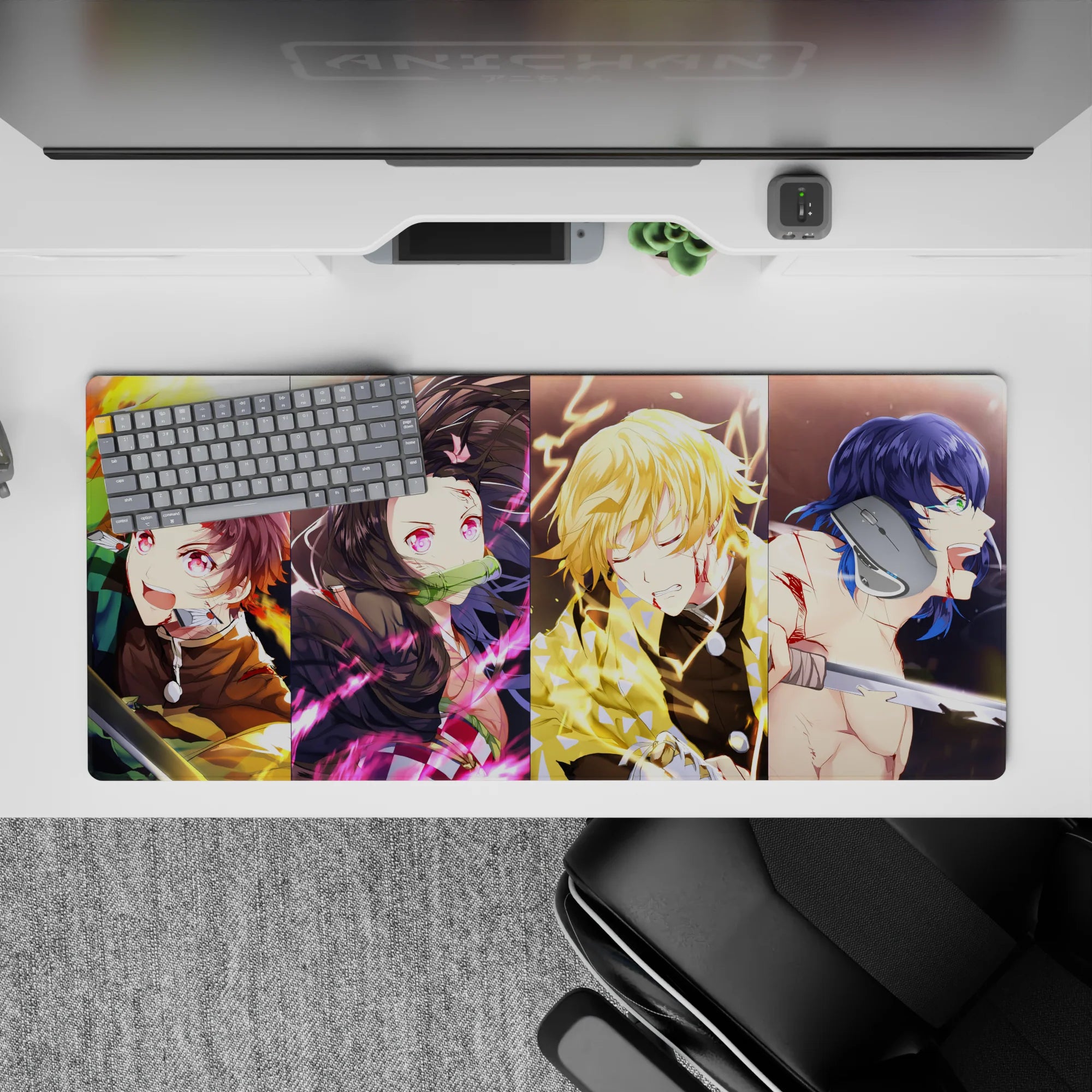 Demon Slayer Deskmat | Mousepad | Deskpad - Heroes in Battle - AniChan