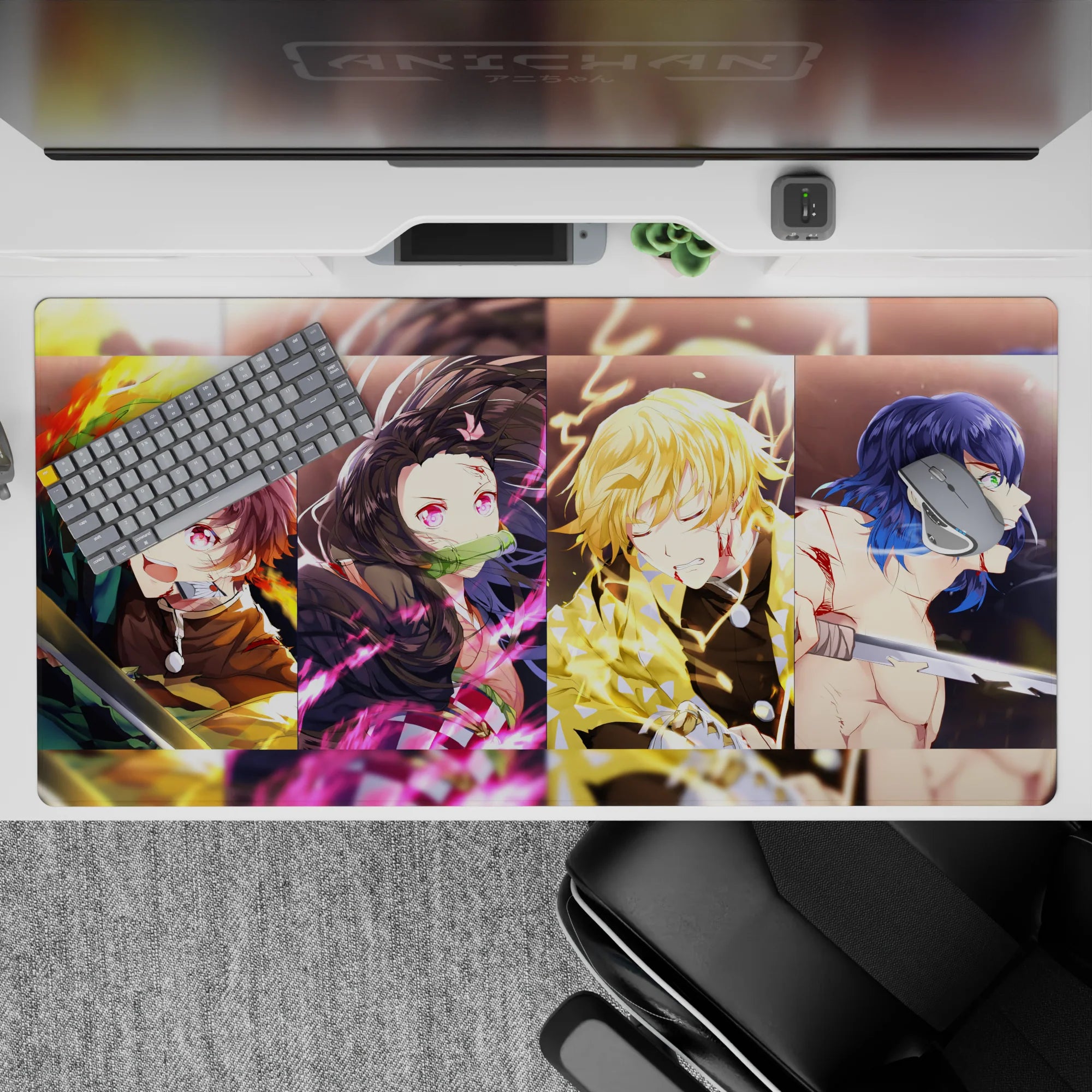 Demon Slayer Deskmat | Mousepad | Deskpad - Heroes in Battle - AniChan