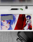 Evangelion - Anime Mouse Pad and Desk Pad - Crimson Serenity - AniChan