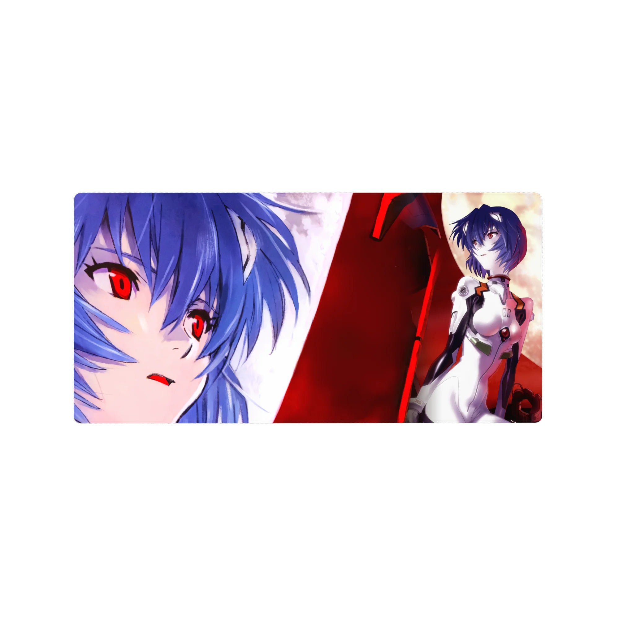 Evangelion - Anime Mouse Pad and Desk Pad - Crimson Serenity - AniChan