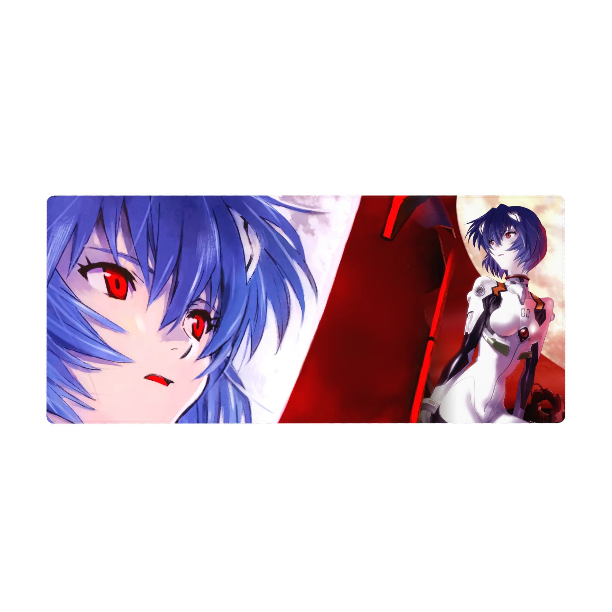 Evangelion - Anime Mouse Pad and Desk Pad - Crimson Serenity - AniChan