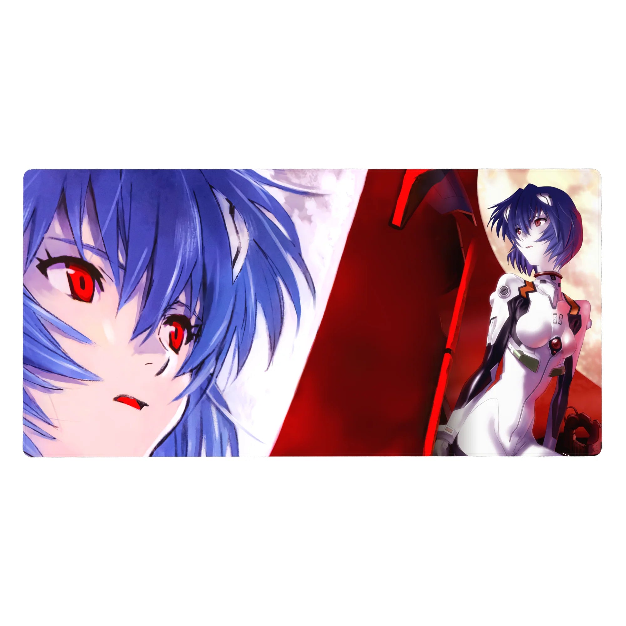 Evangelion - Anime Mouse Pad and Desk Pad - Crimson Serenity - AniChan