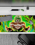 Dragon Ball Deskmat | Mousepad | Deskpad - Legendary Saiyan Fury - AniChan