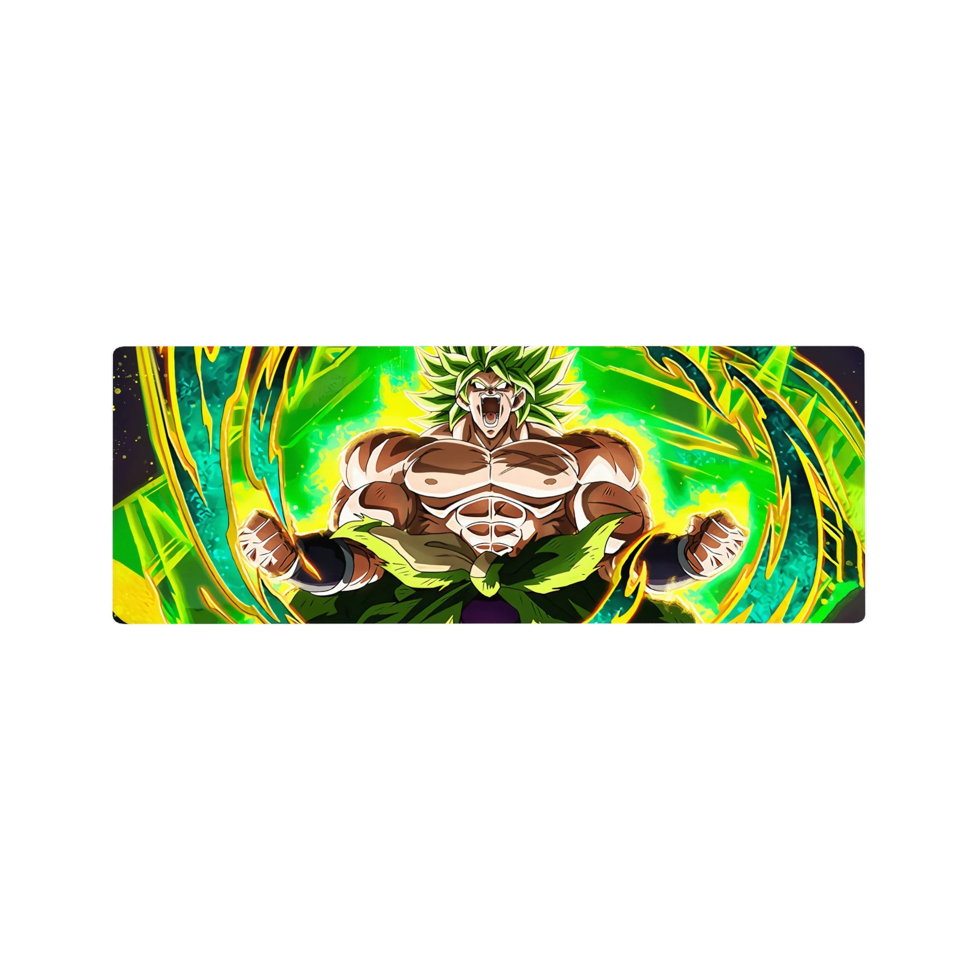 Dragon Ball Deskmat | Mousepad | Deskpad - Legendary Saiyan Fury - AniChan