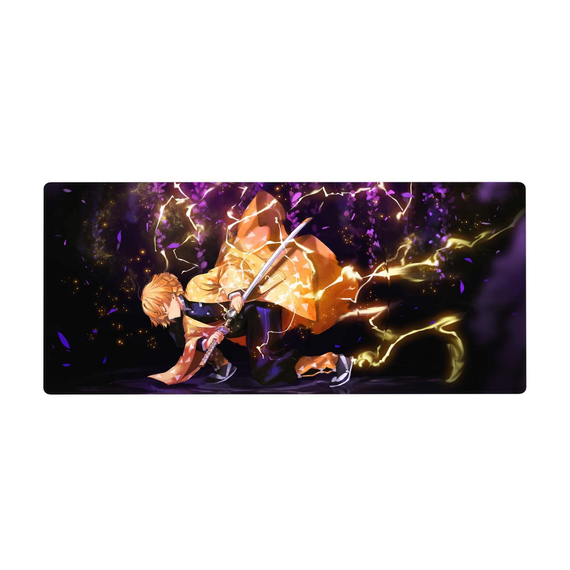 Demon Slayer Deskmat | Mousepad | Deskpad - Thunderous Resolve - AniChan