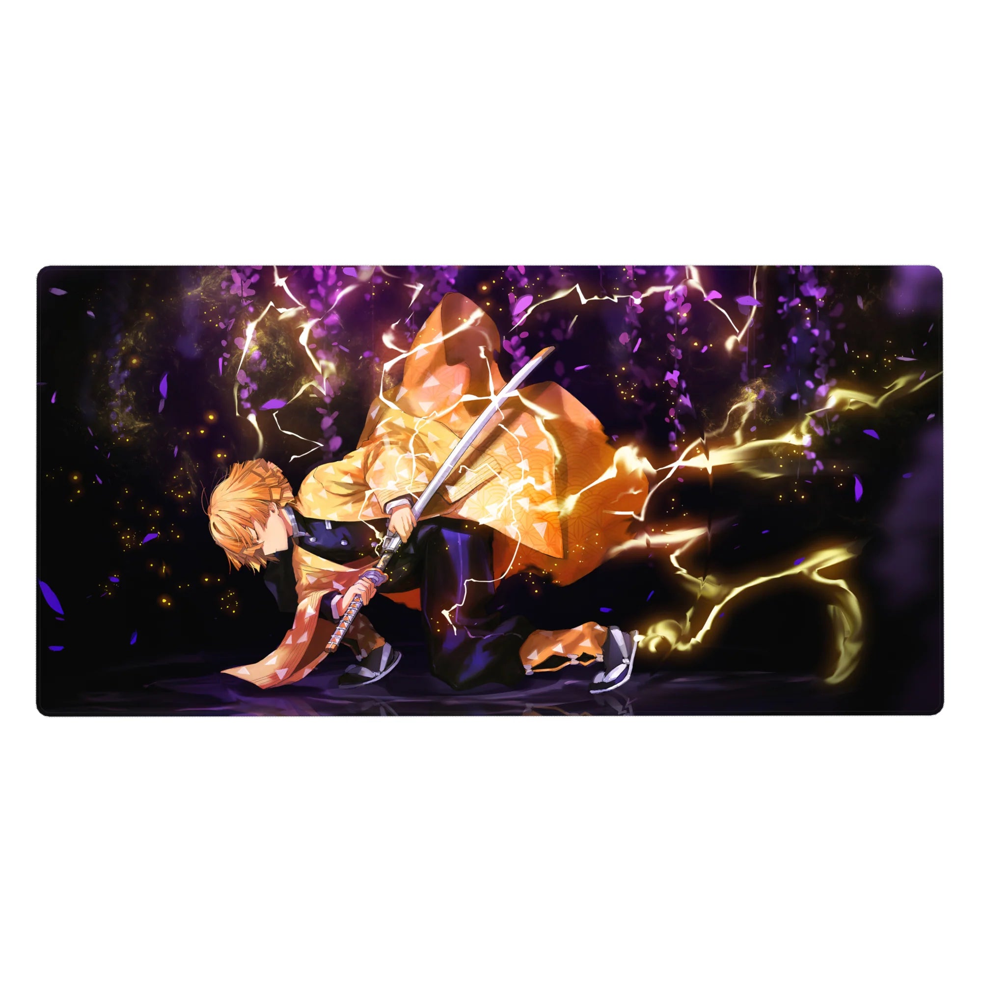 Demon Slayer Deskmat | Mousepad | Deskpad - Thunderous Resolve - AniChan