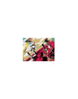Classic anime girl mouse pad 14x10 inches with arcade pop-art backdrop and sporty heroines in motion.