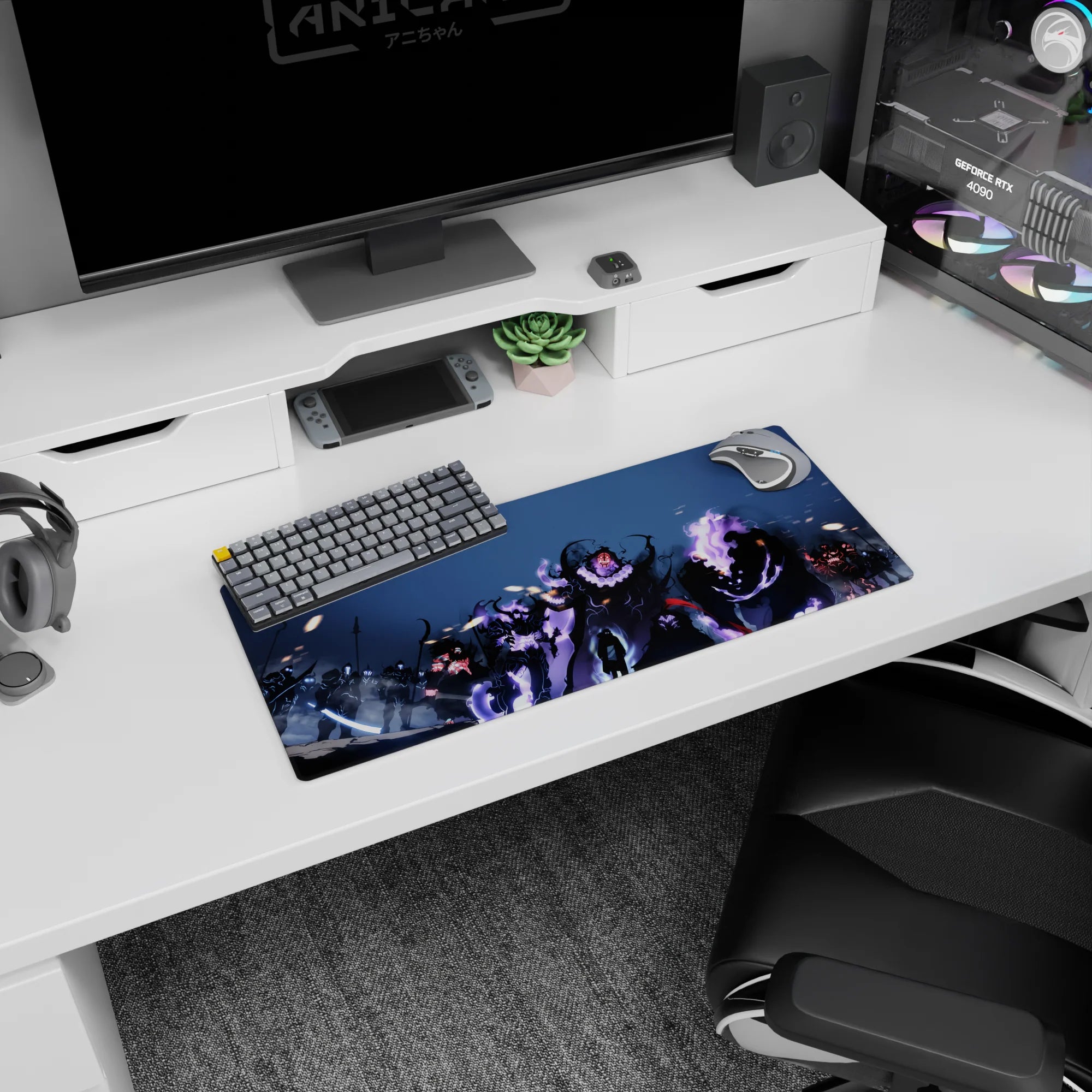 Solo Leveling Deskmat | Mousepad | Deskpad - War of the Shadow Legion