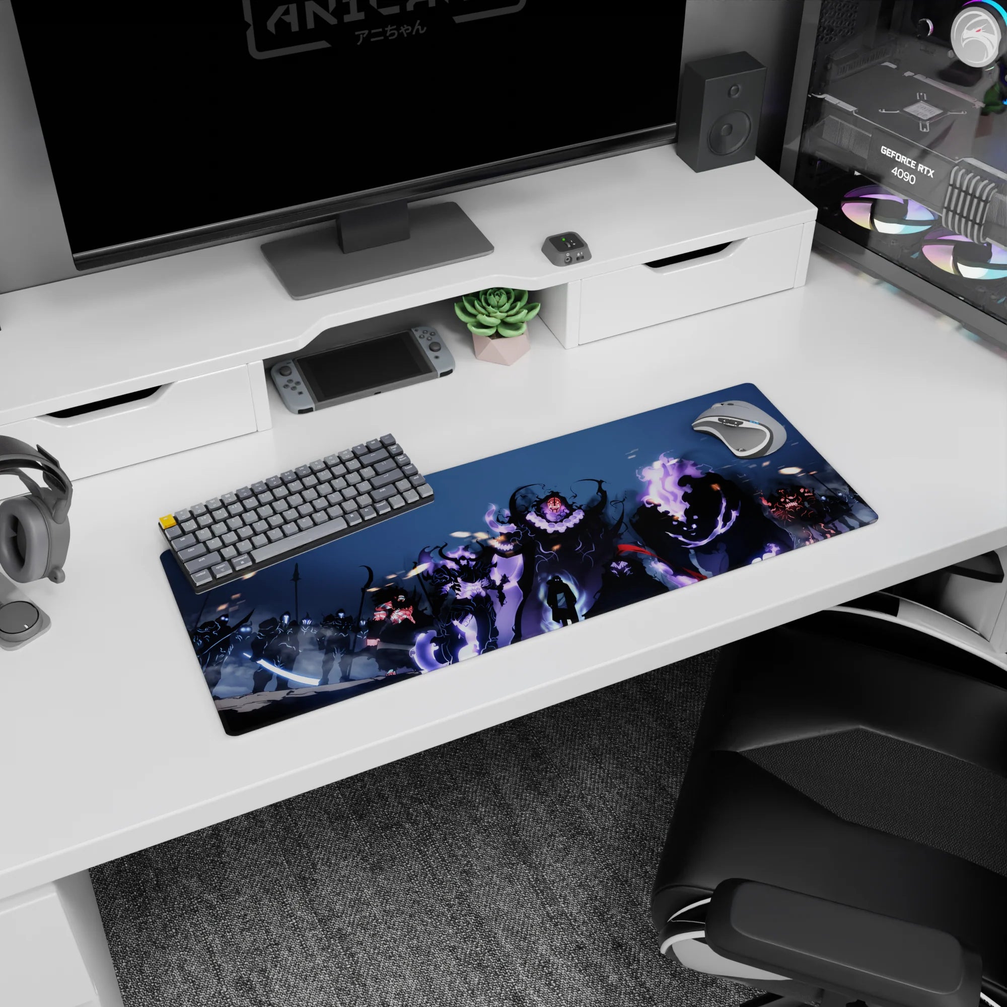 Solo Leveling Deskmat | Mousepad | Deskpad - War of the Shadow Legion