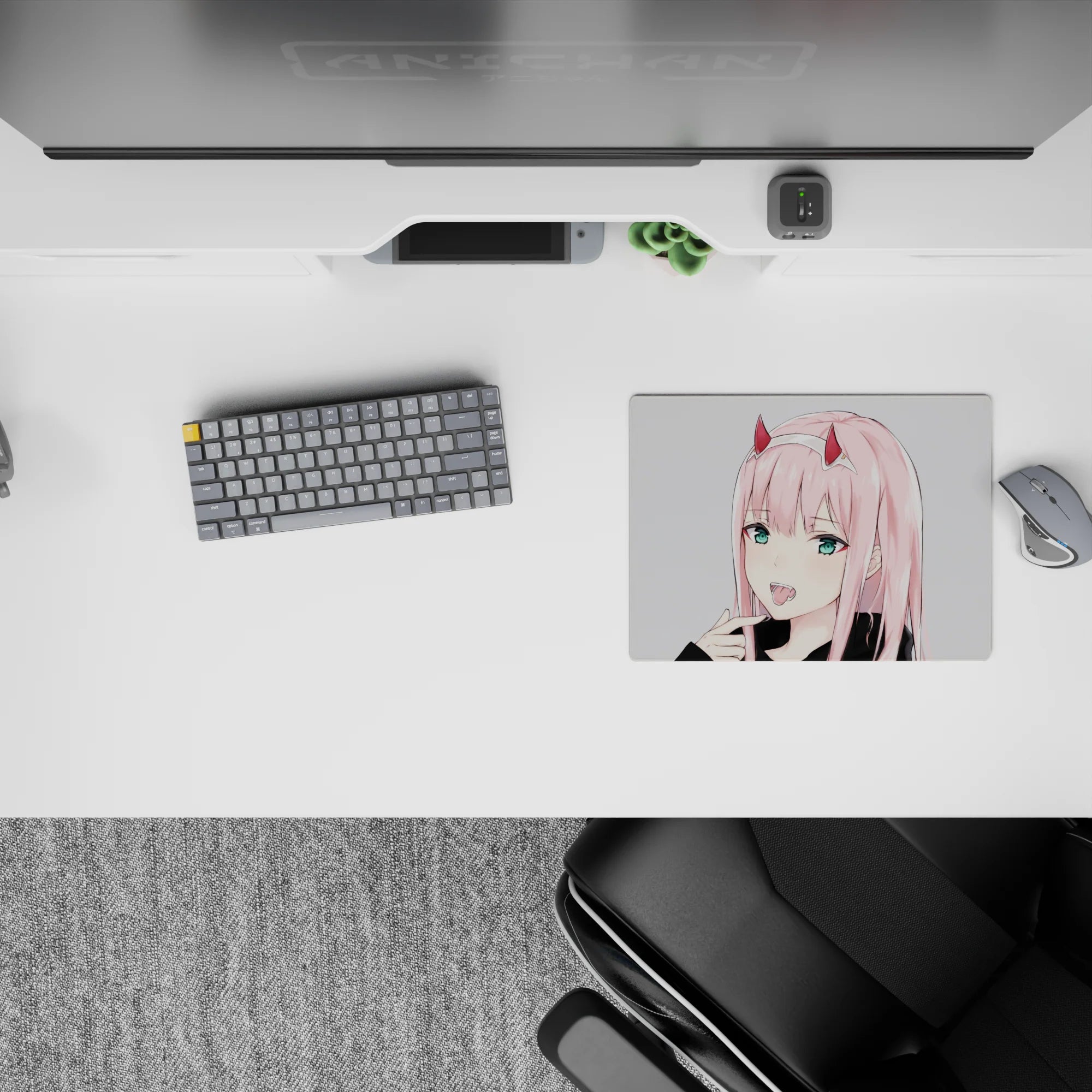 Darling In The Franxx - Anime Mouse Pad and Desk Pad - Zero Two Casual Charm - AniChan