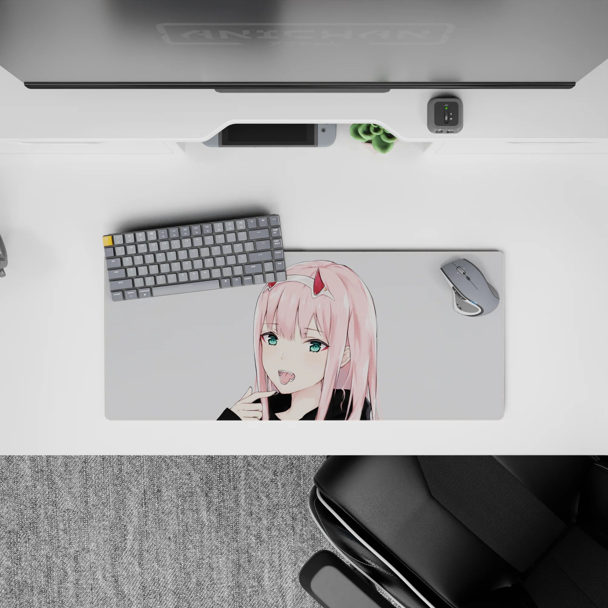 Darling In The Franxx - Anime Mouse Pad and Desk Pad - Zero Two Casual Charm - AniChan