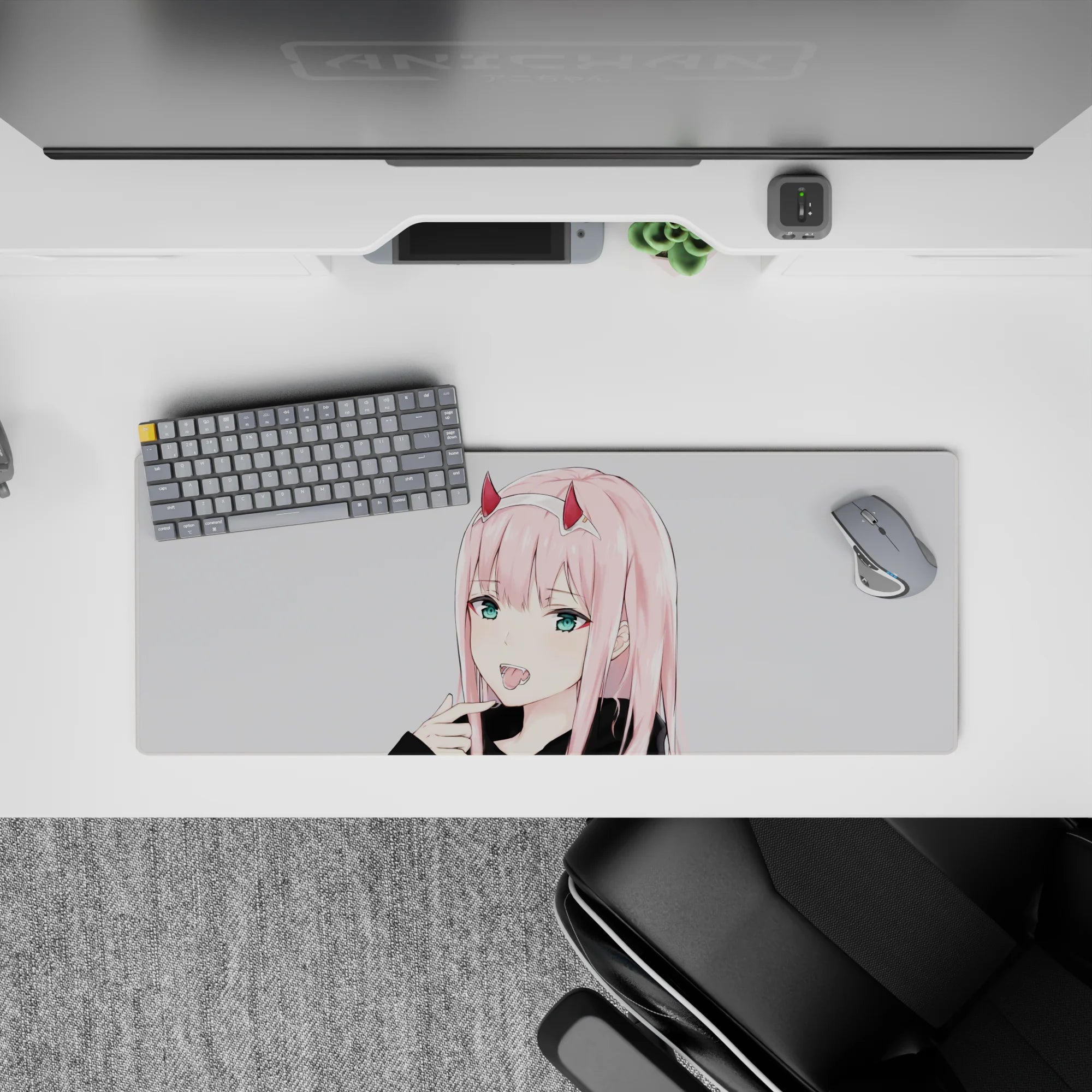 Darling In The Franxx - Anime Mouse Pad and Desk Pad - Zero Two Casual Charm - AniChan