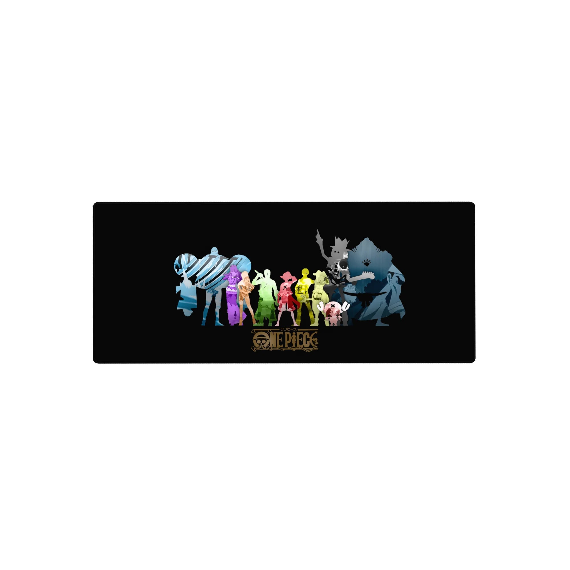 One Piece Deskmat | Mousepad | Deskpad - Straw Hat Crew Silhouettes - AniChan