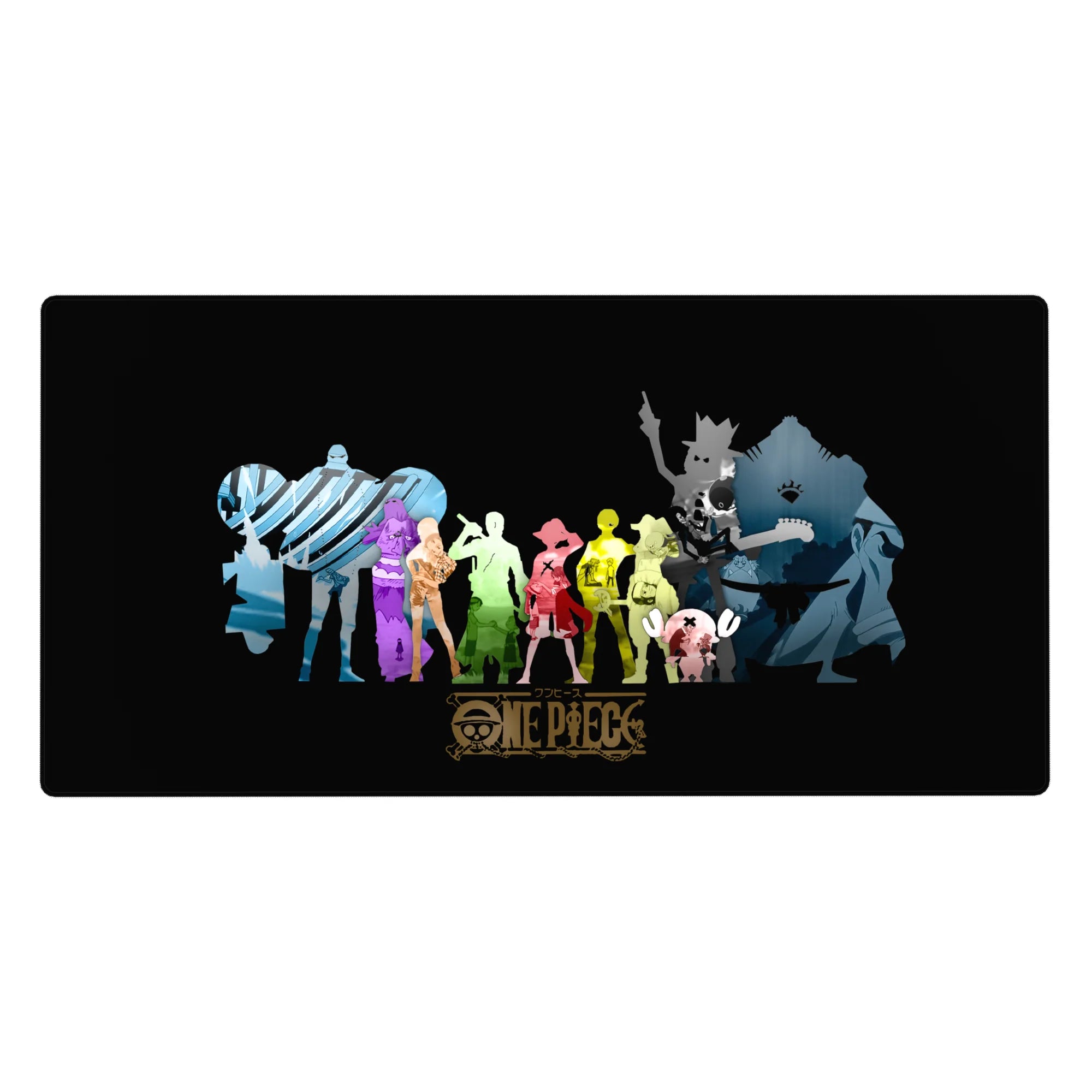 One Piece Deskmat | Mousepad | Deskpad - Straw Hat Crew Silhouettes - AniChan