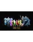 One Piece Deskmat | Mousepad | Deskpad - Straw Hat Crew Silhouettes - AniChan