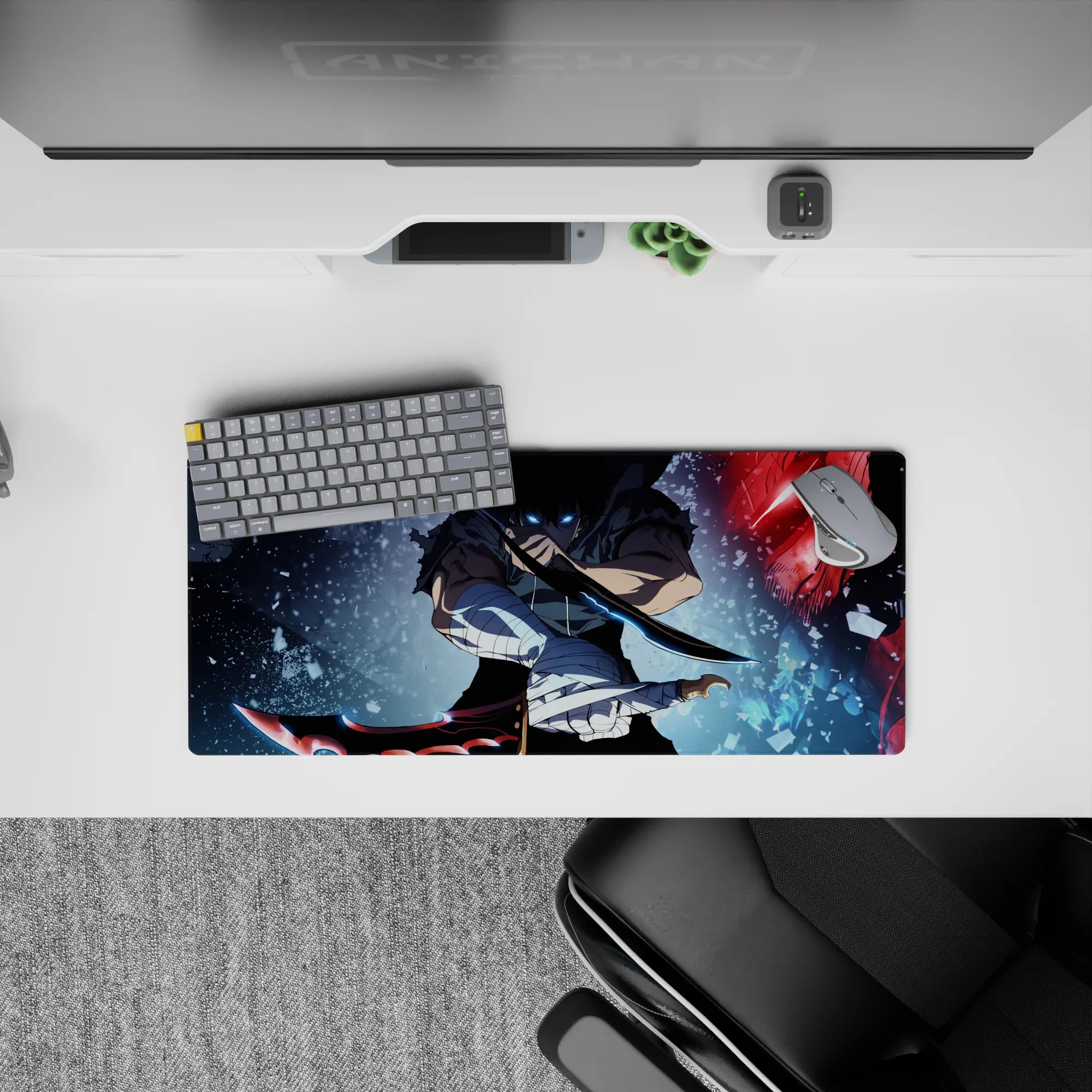 Solo Leveling Deskmat | Mousepad | Deskpad - Blades of Fury