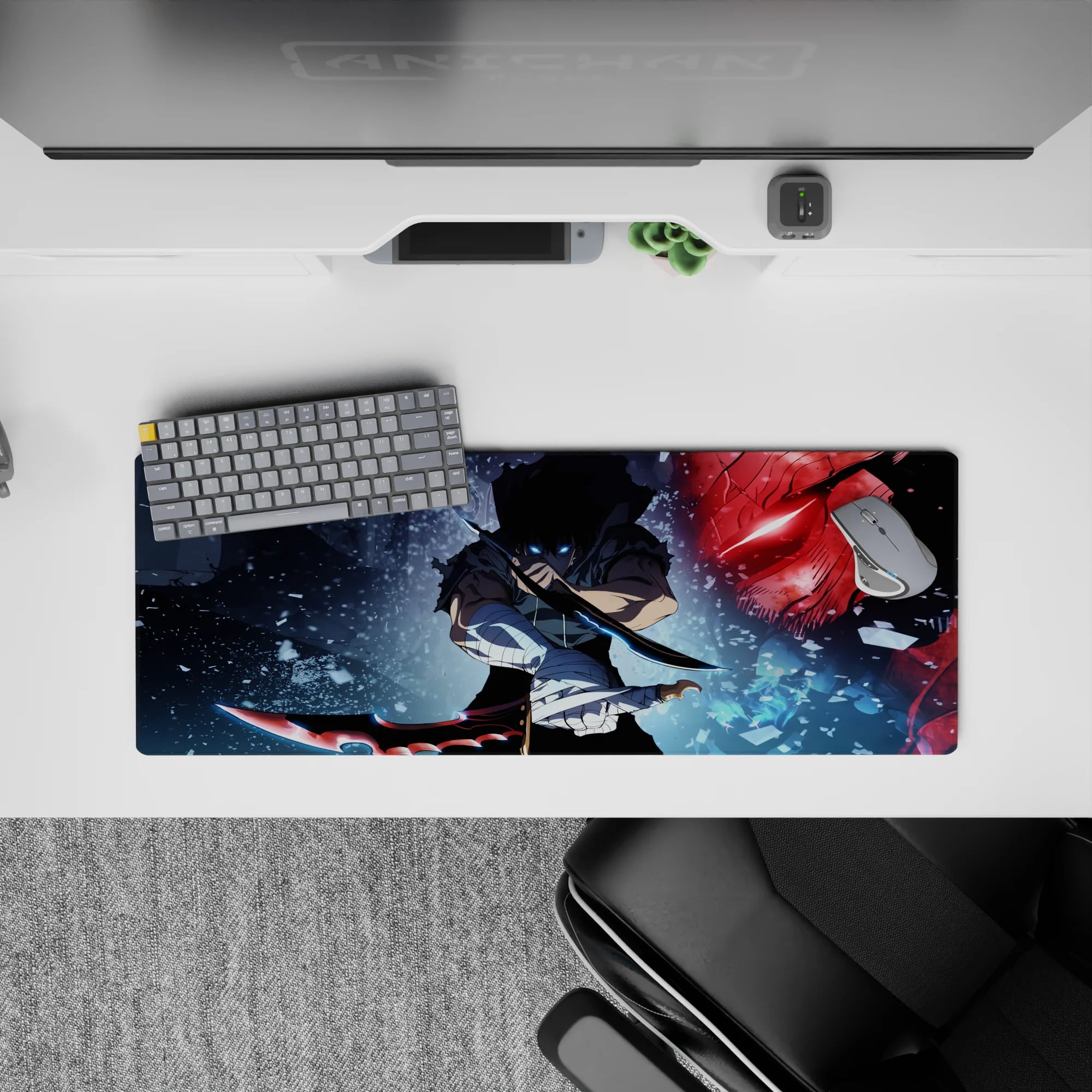 Solo Leveling Deskmat | Mousepad | Deskpad - Blades of Fury