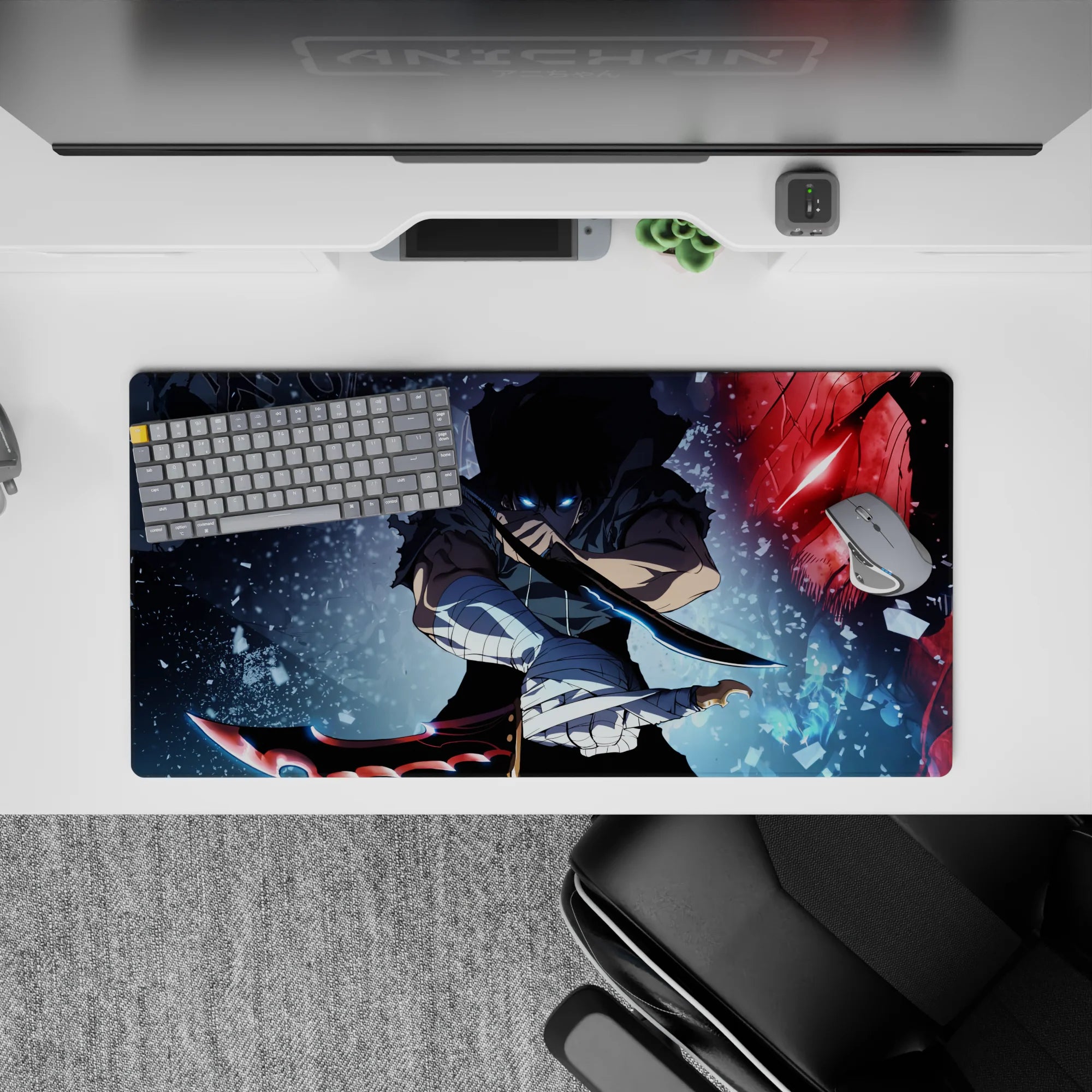 Solo Leveling Deskmat | Mousepad | Deskpad - Blades of Fury