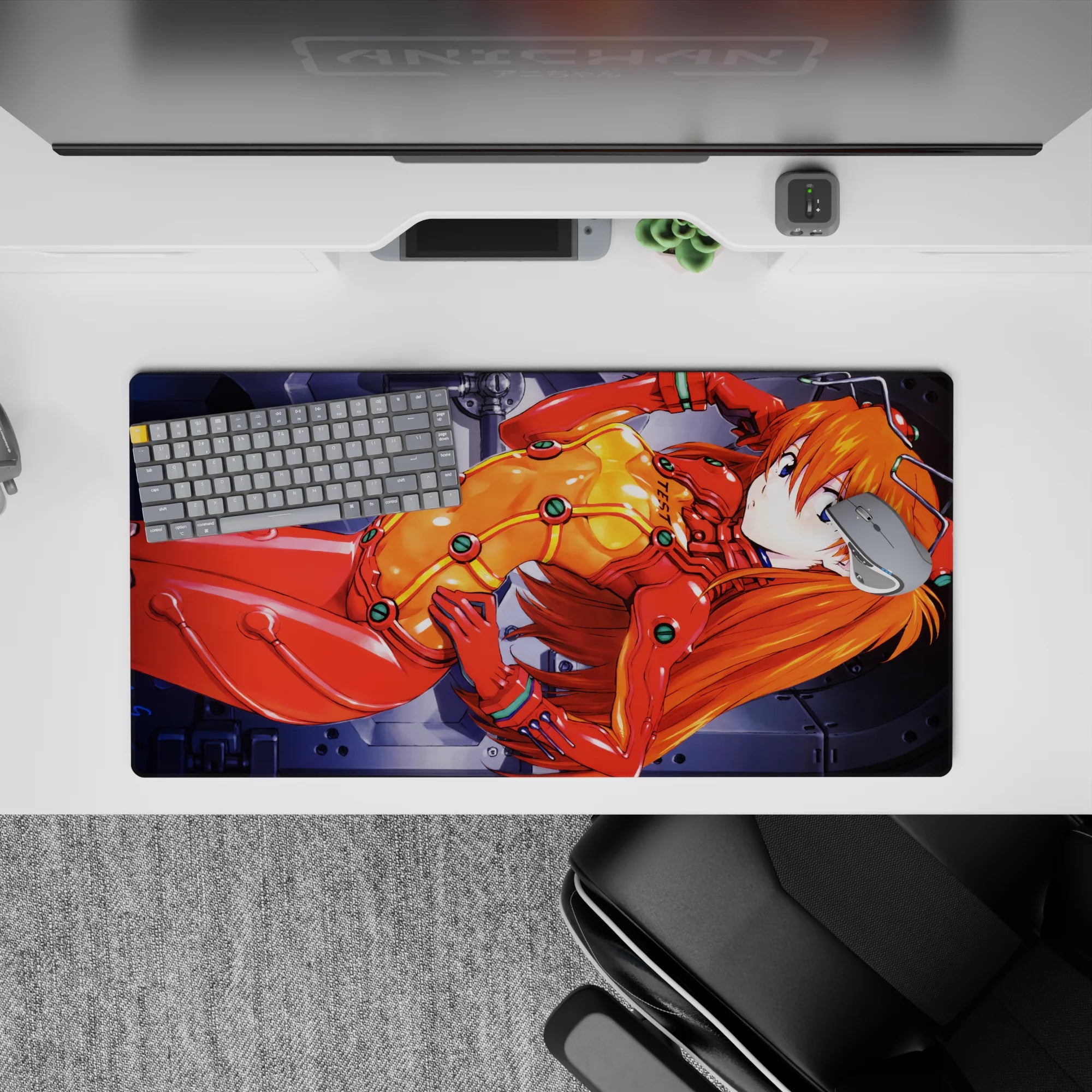 Evangelion - Anime Mouse Pad and Desk Pad - Test Suit Radiance - AniChan