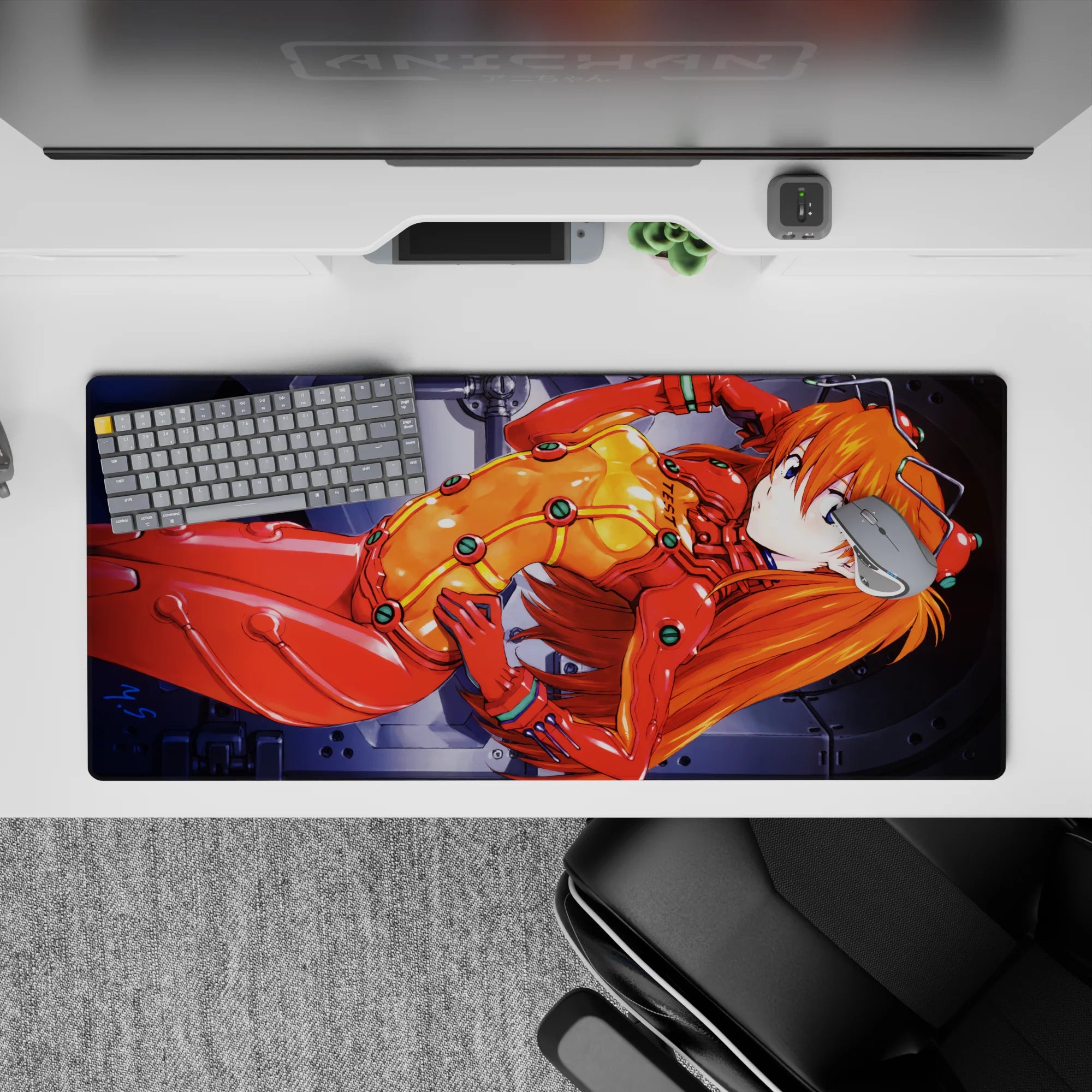 Evangelion - Anime Mouse Pad and Desk Pad - Test Suit Radiance - AniChan