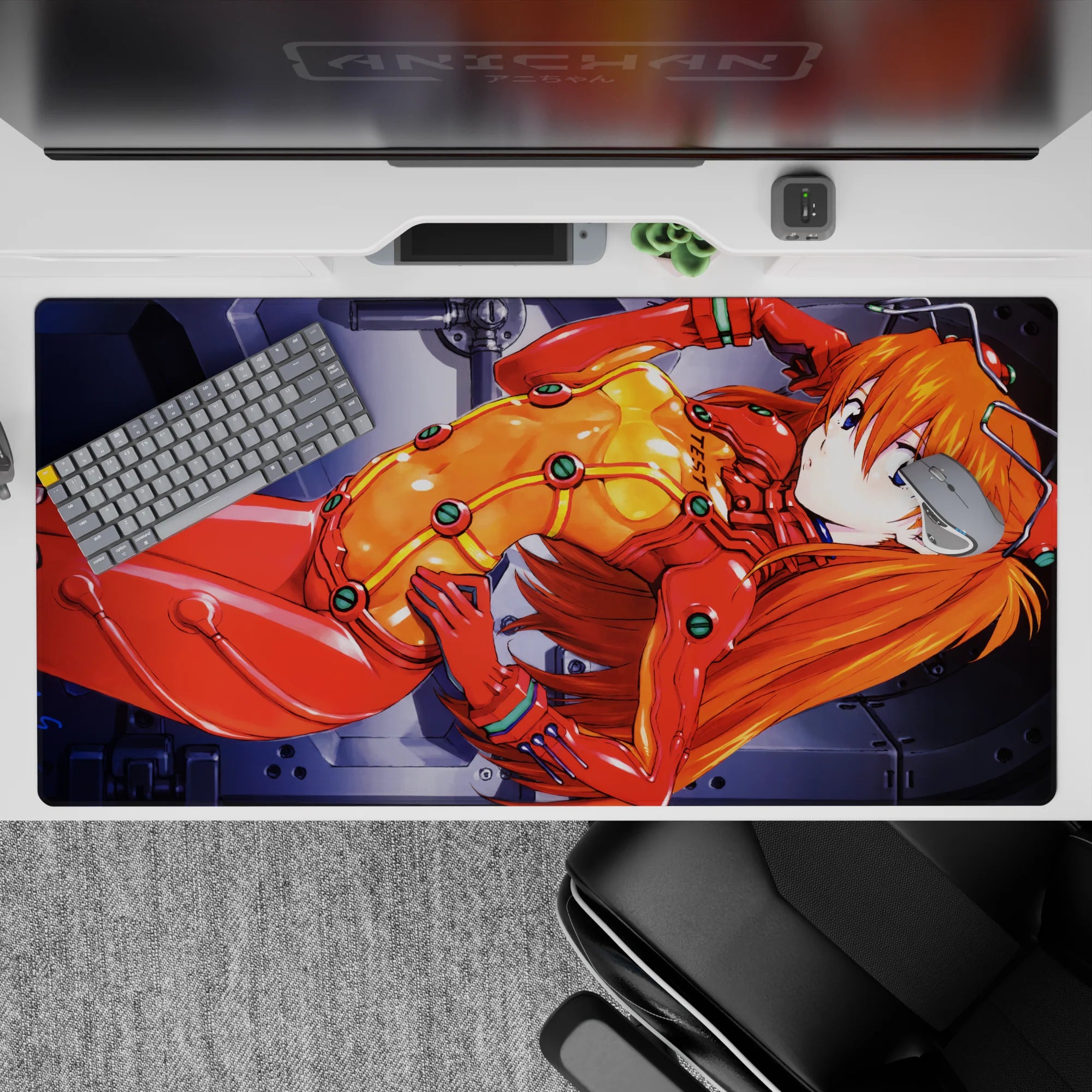 Evangelion - Anime Mouse Pad and Desk Pad - Test Suit Radiance - AniChan