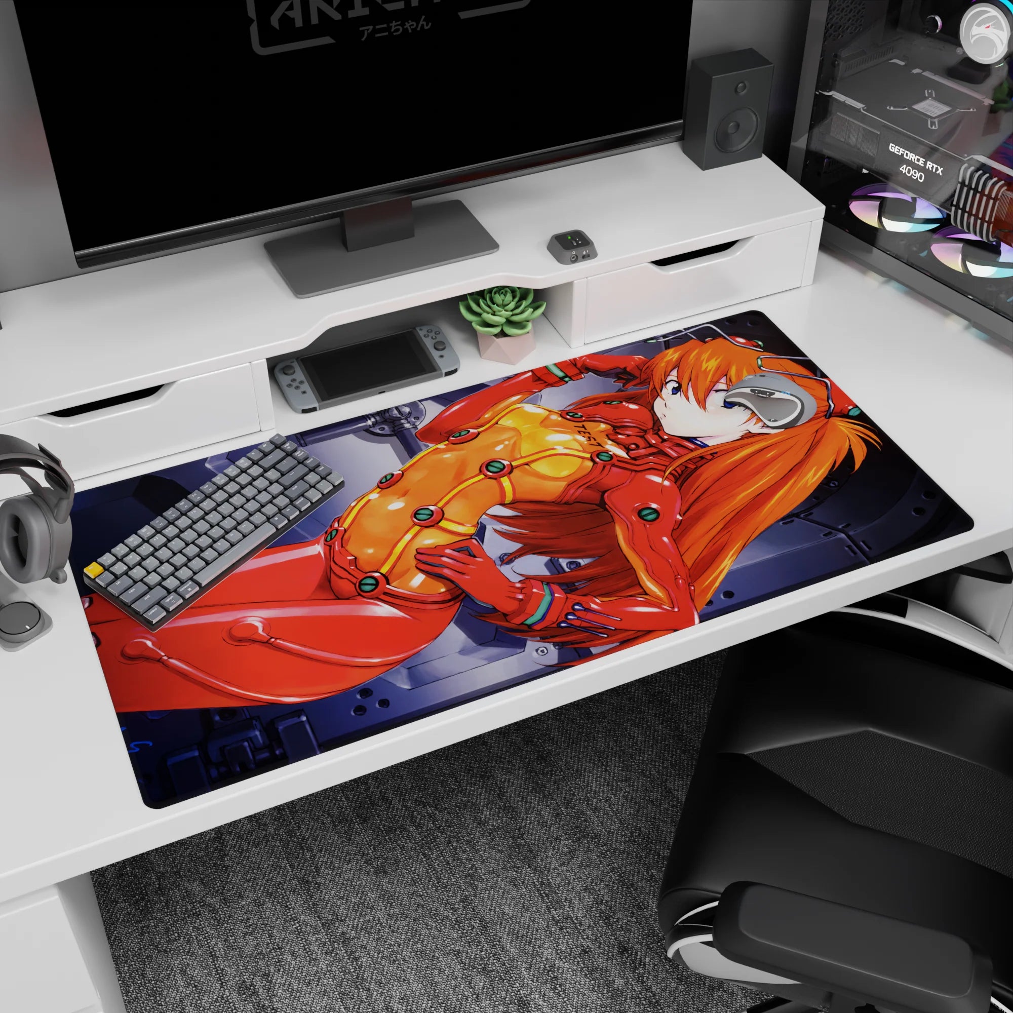 Evangelion - Anime Mouse Pad and Desk Pad - Test Suit Radiance - AniChan