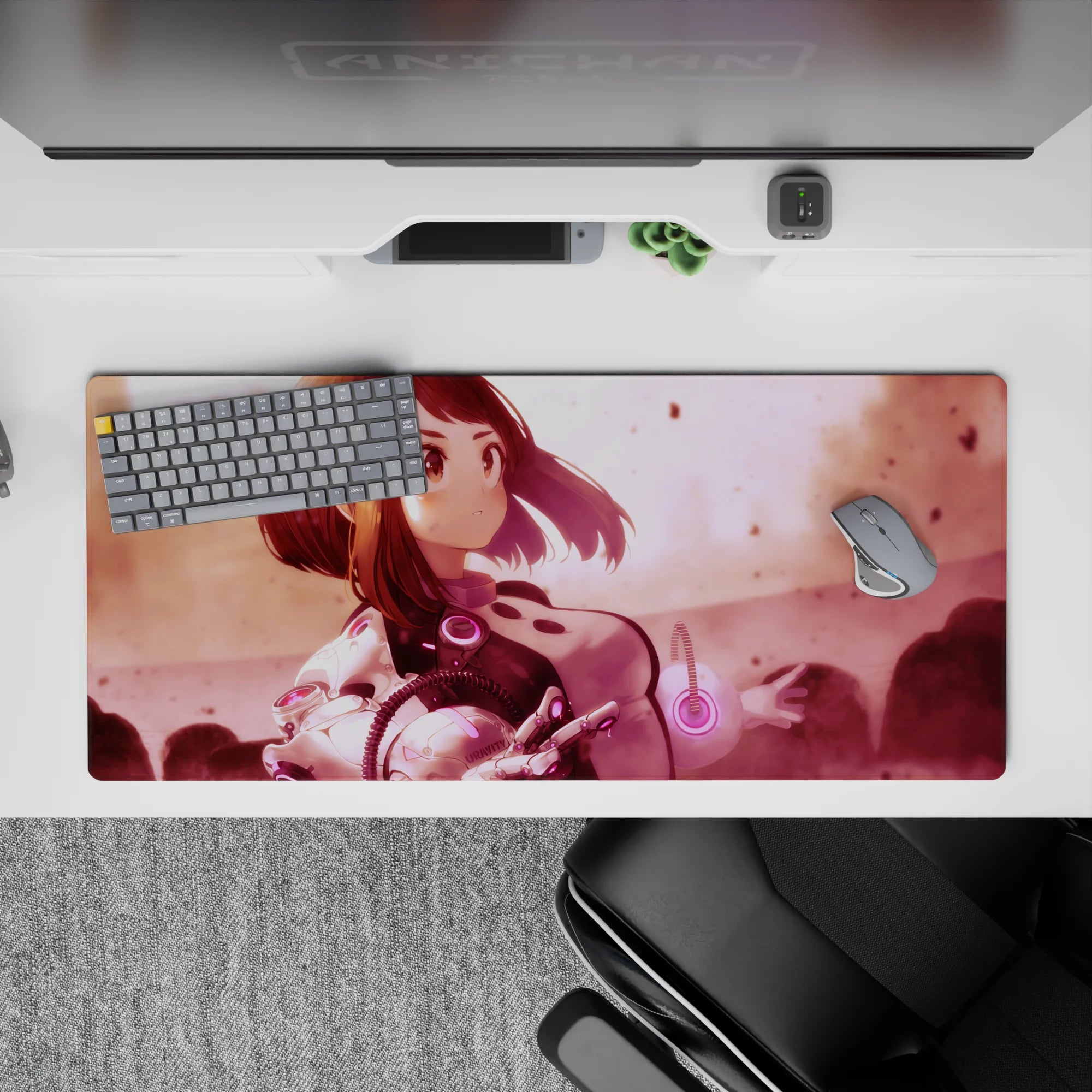 My Hero Academia Deskmat | Mousepad | Deskpad - Tech Armor Heroine - AniChan