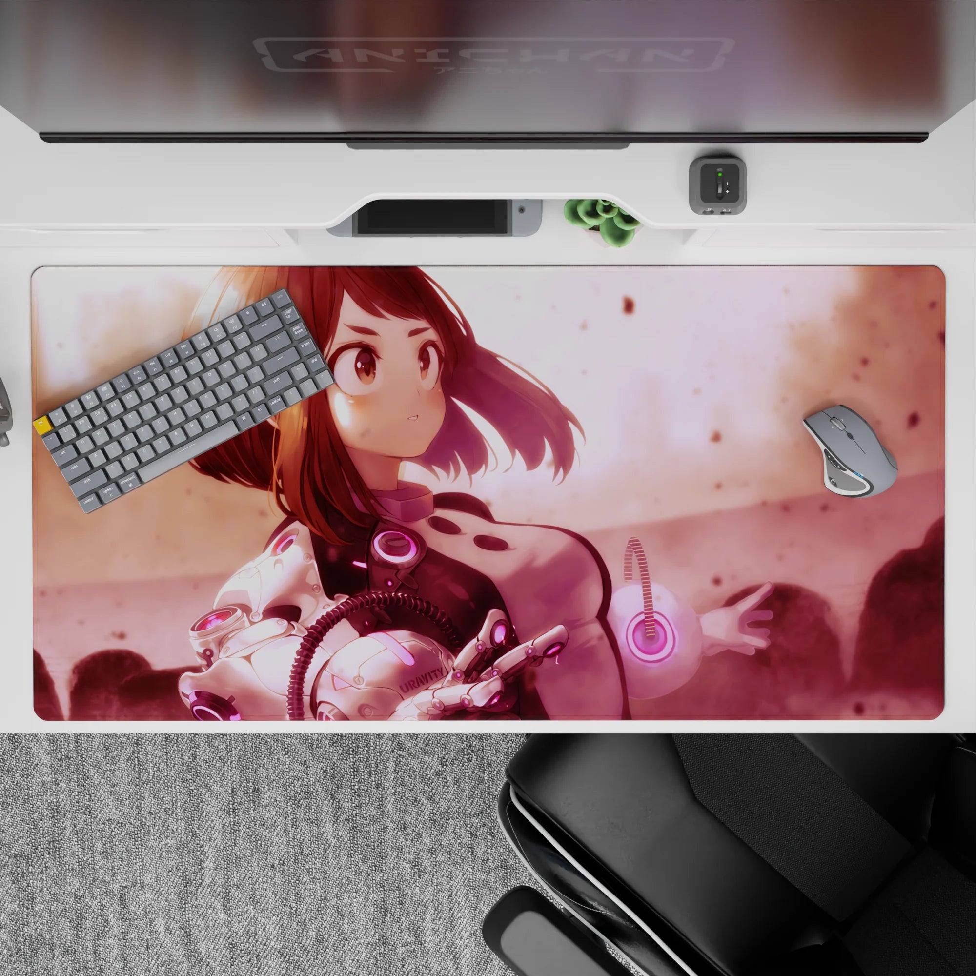 My Hero Academia Deskmat | Mousepad | Deskpad - Tech Armor Heroine - AniChan