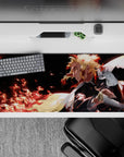 Demon Slayer Deskmat | Mousepad | Deskpad - Rengoku's Blazing Resolve - AniChan