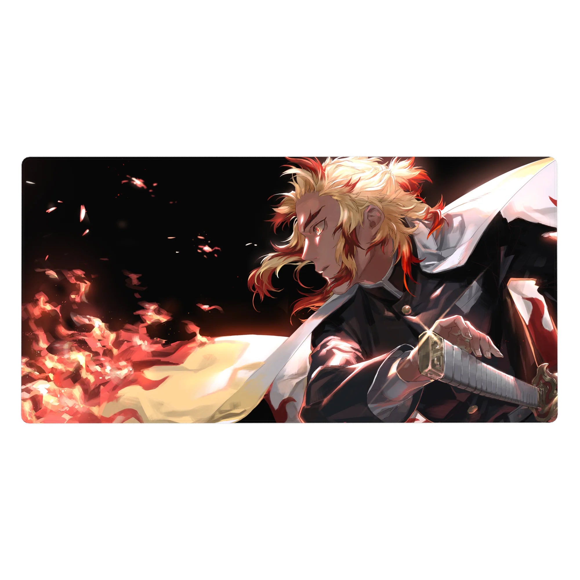 Demon Slayer Deskmat | Mousepad | Deskpad - Rengoku's Blazing Resolve - AniChan