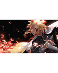 Demon Slayer Deskmat | Mousepad | Deskpad - Rengoku's Blazing Resolve - AniChan