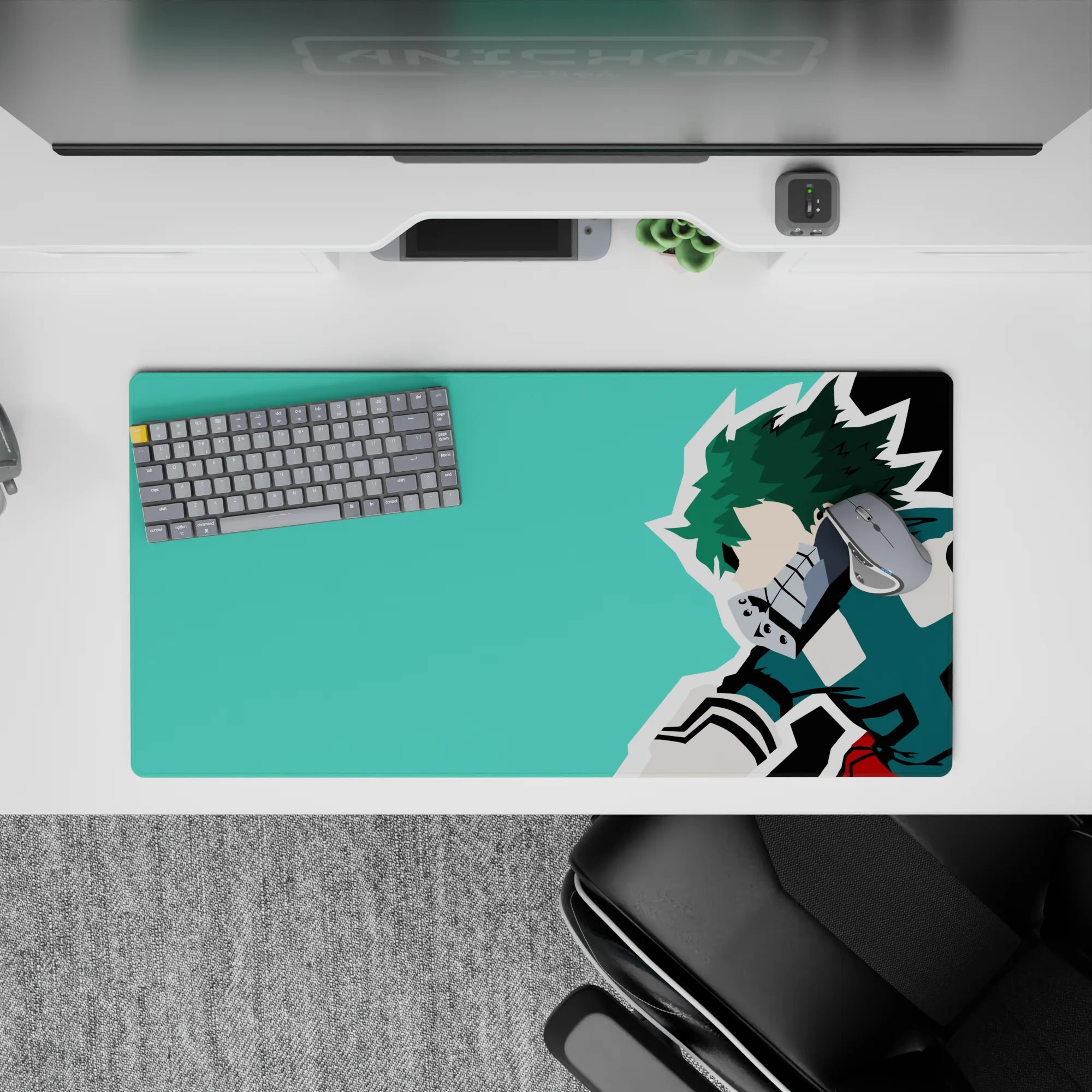 My Hero Academia Deskmat | Mousepad | Deskpad - Minimalist Hero - AniChan