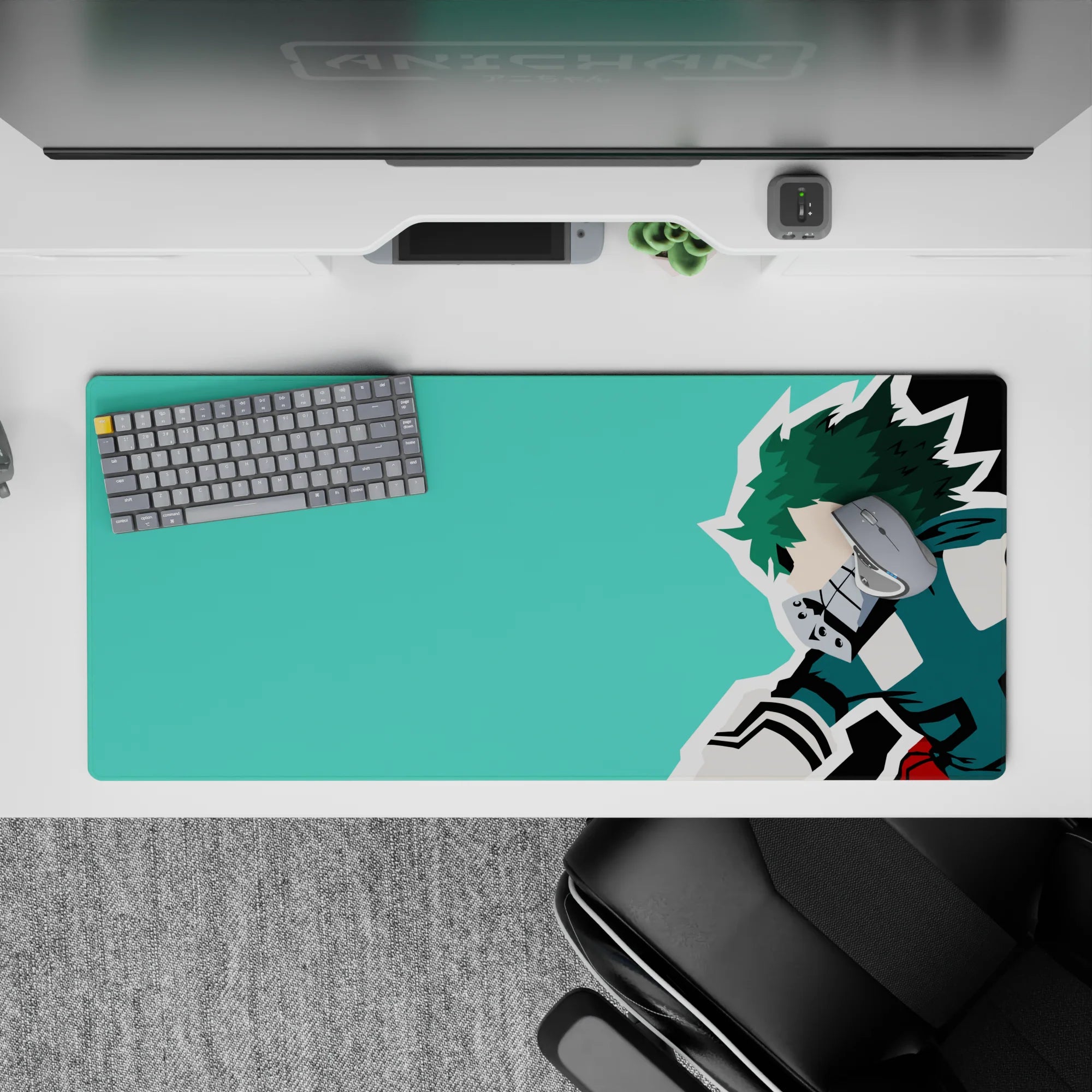 My Hero Academia Deskmat | Mousepad | Deskpad - Minimalist Hero - AniChan