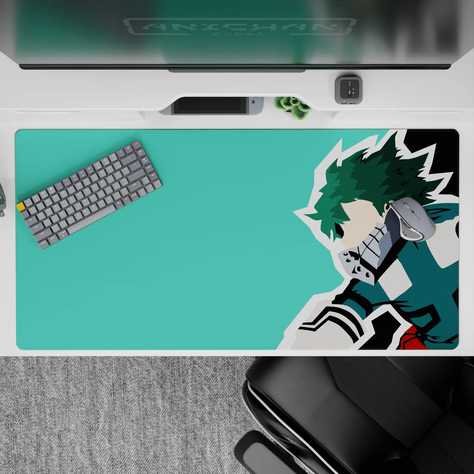 My Hero Academia Deskmat | Mousepad | Deskpad - Minimalist Hero - AniChan