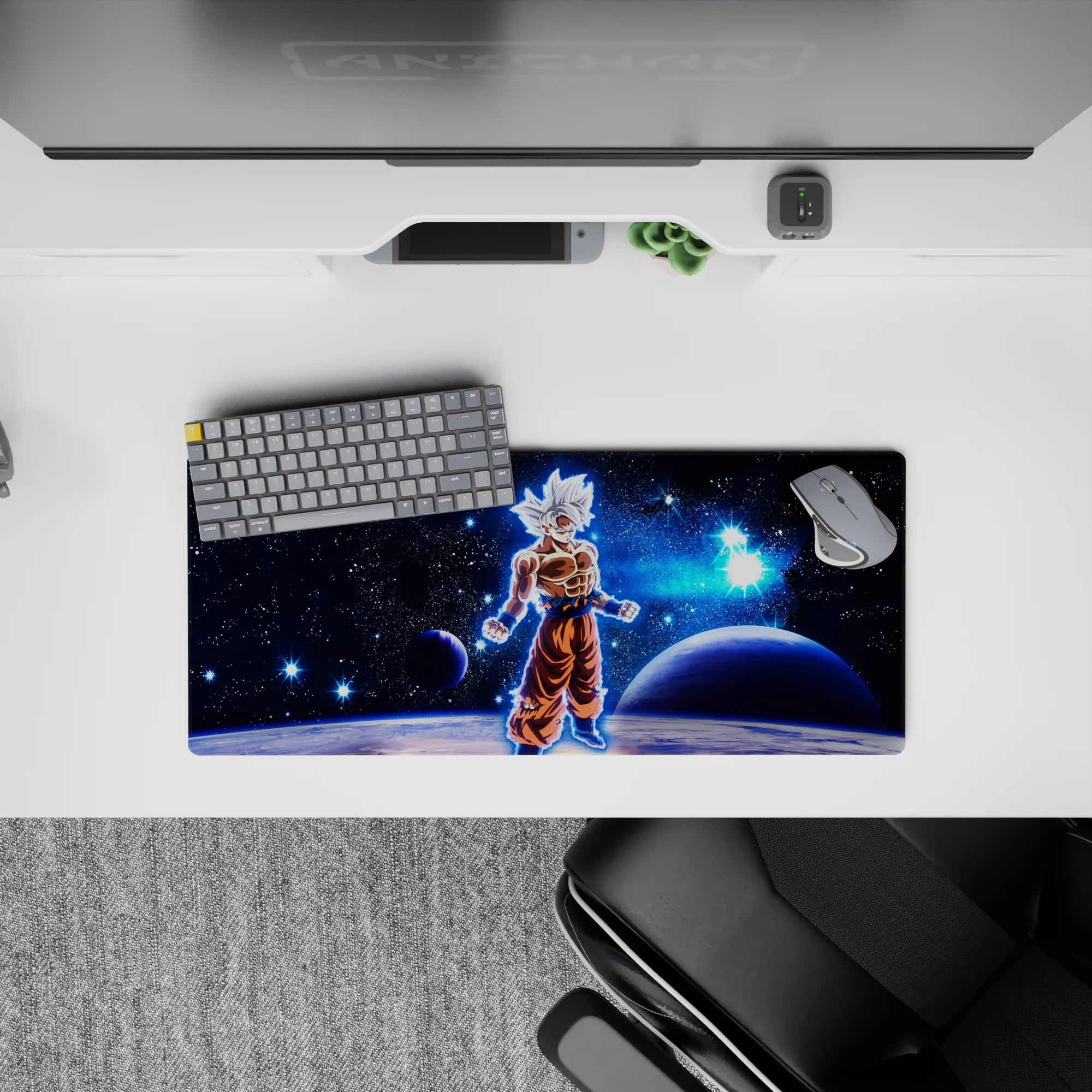 Dragon Ball Deskmat | Mousepad | Deskpad - Cosmic Ultra Instinct - AniChan