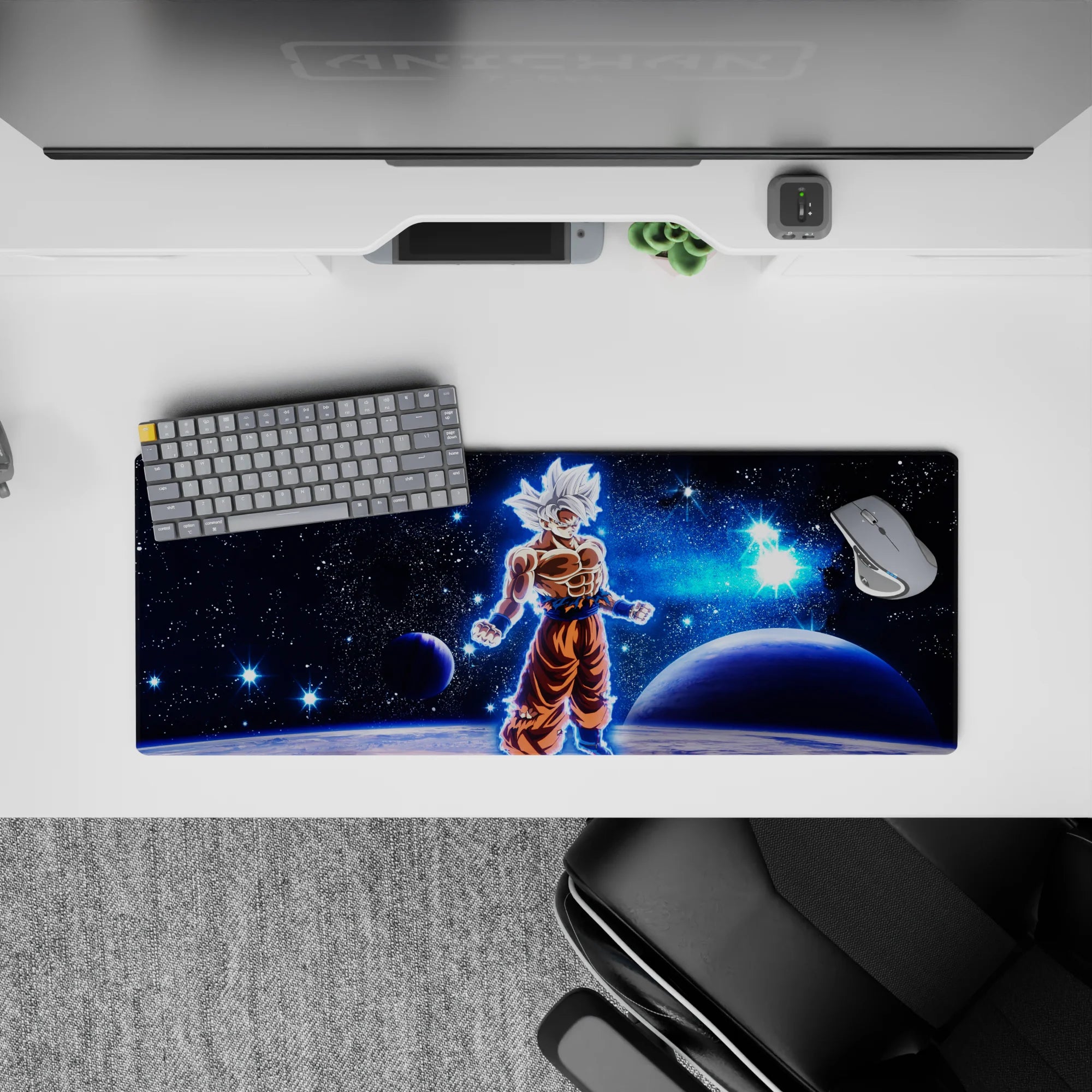 Dragon Ball Deskmat | Mousepad | Deskpad - Cosmic Ultra Instinct - AniChan