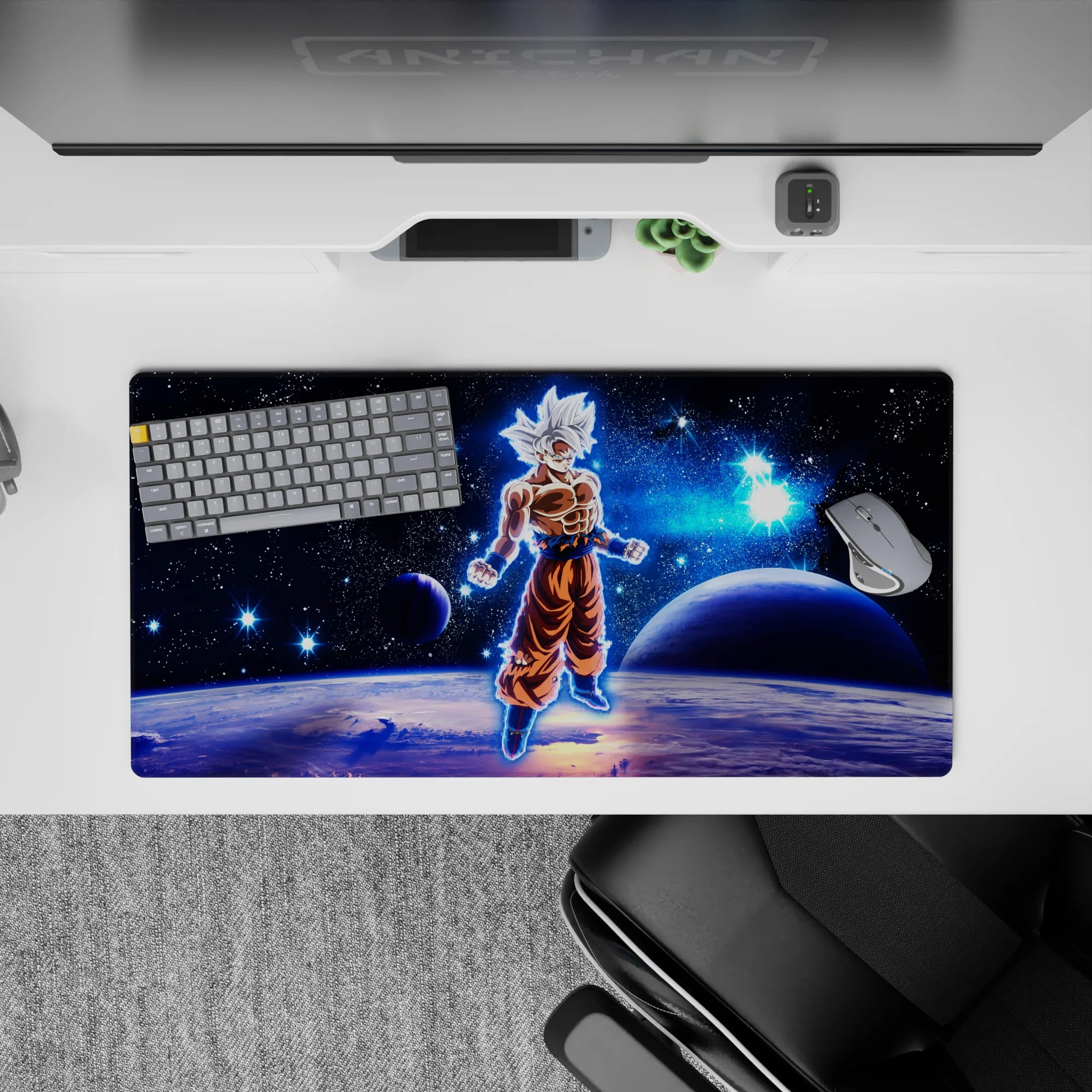 Dragon Ball Deskmat | Mousepad | Deskpad - Cosmic Ultra Instinct - AniChan