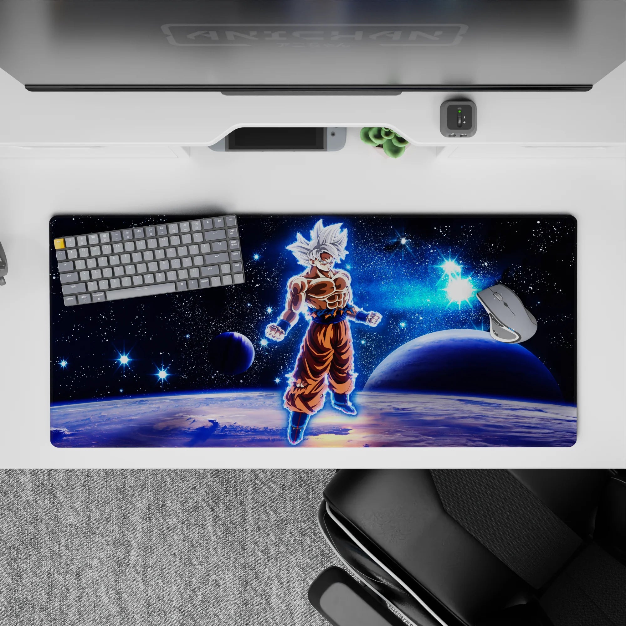 Dragon Ball Deskmat | Mousepad | Deskpad - Cosmic Ultra Instinct - AniChan