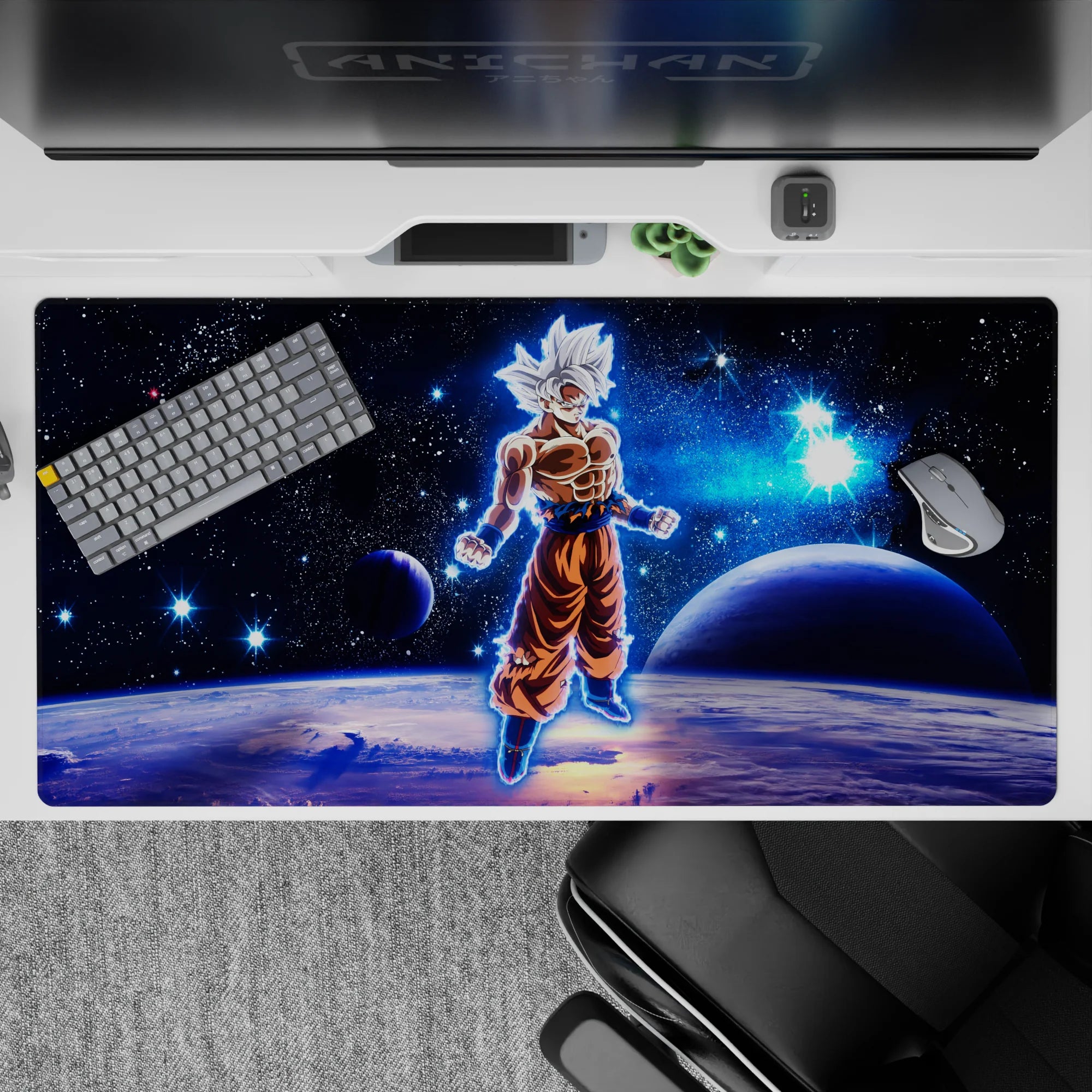 Dragon Ball Deskmat | Mousepad | Deskpad - Cosmic Ultra Instinct - AniChan