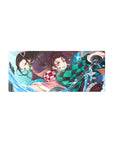 Demon Slayer Deskmat | Mousepad | Deskpad - Dynamic Water Duo - AniChan